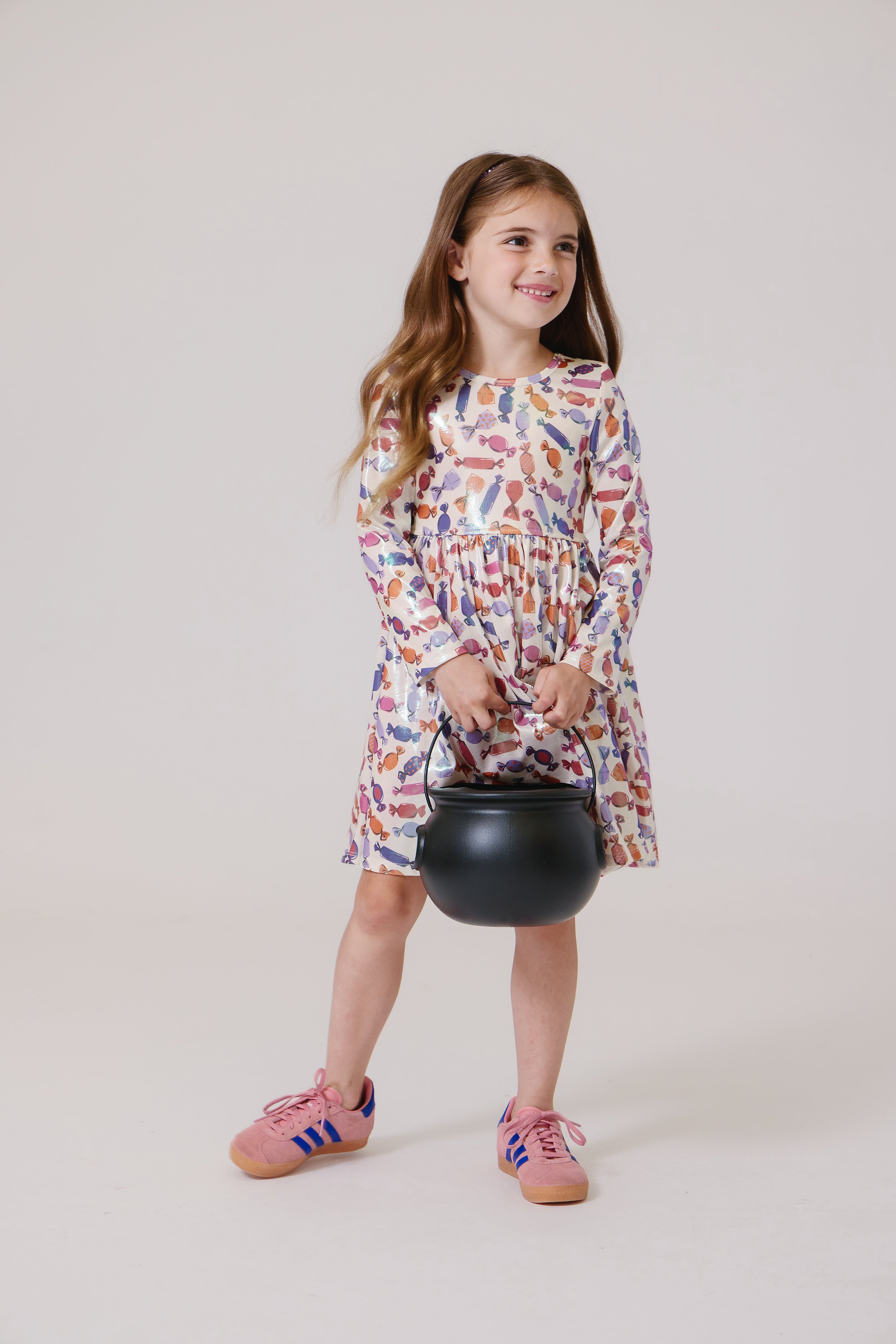 Pink Chicken Girls Lame Steph Dress - Halloween Candy