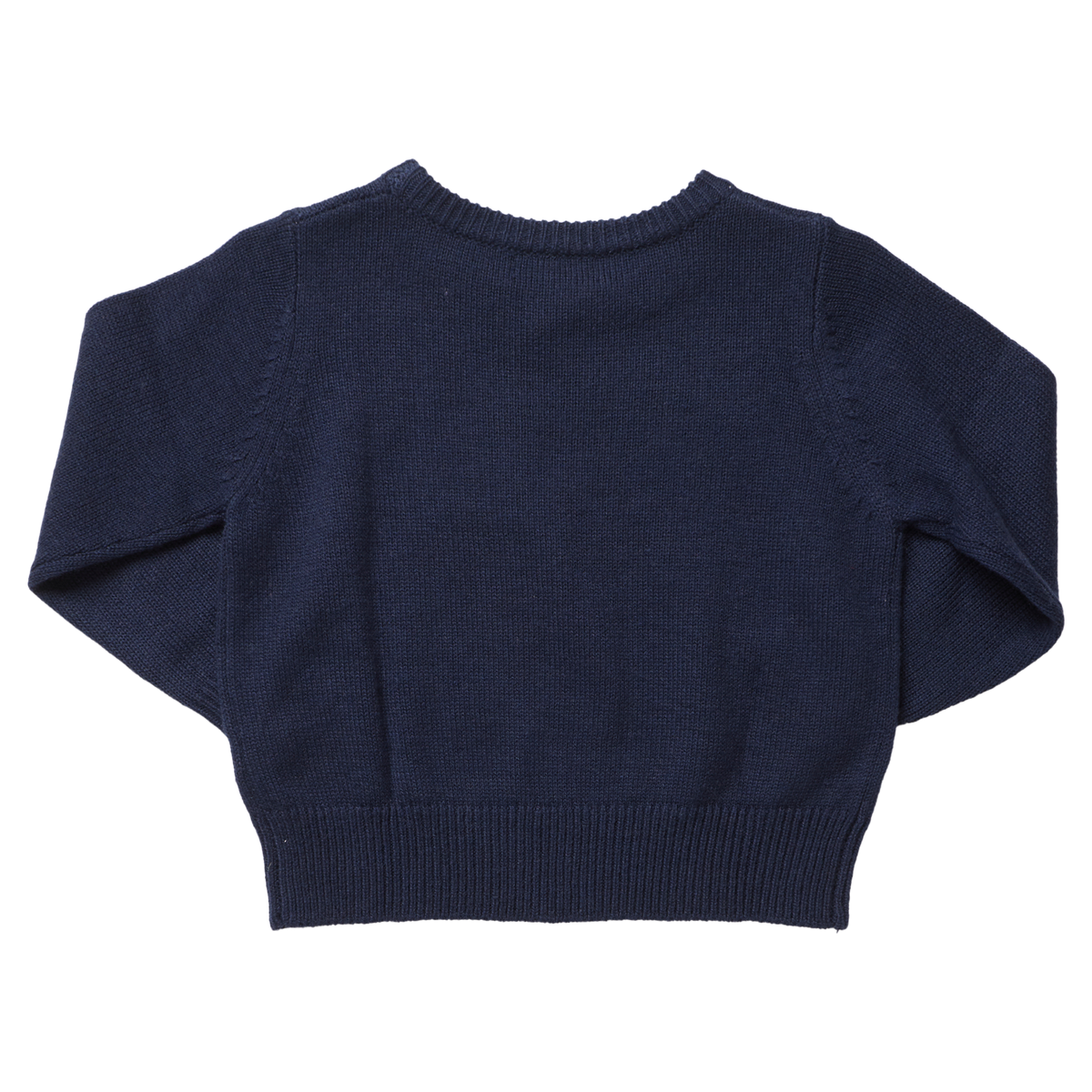 Pink Chicken Baby Boys Oliver Sweater - Navy Santa