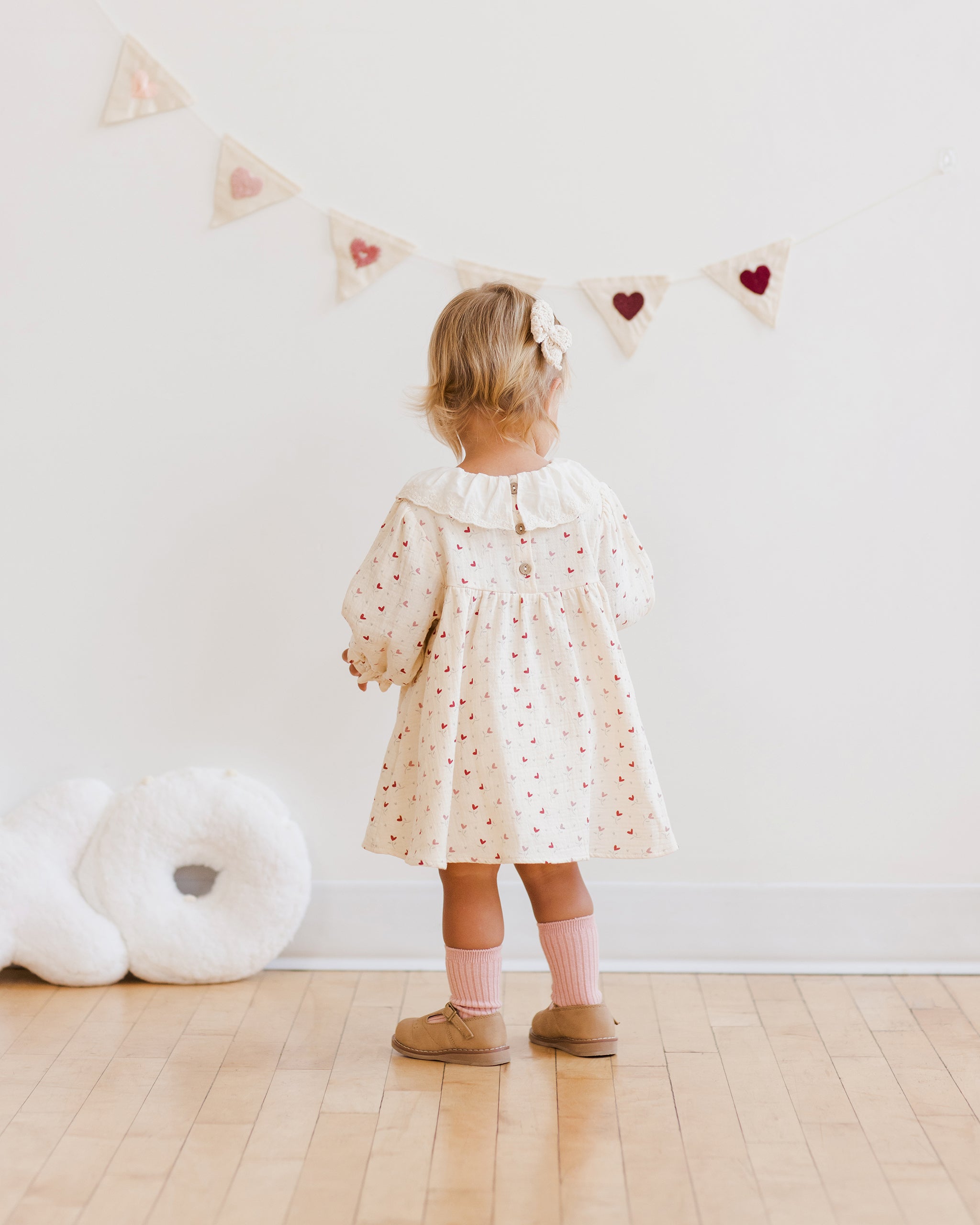 Quincy Mae Callie Dress - Heart Ditsy