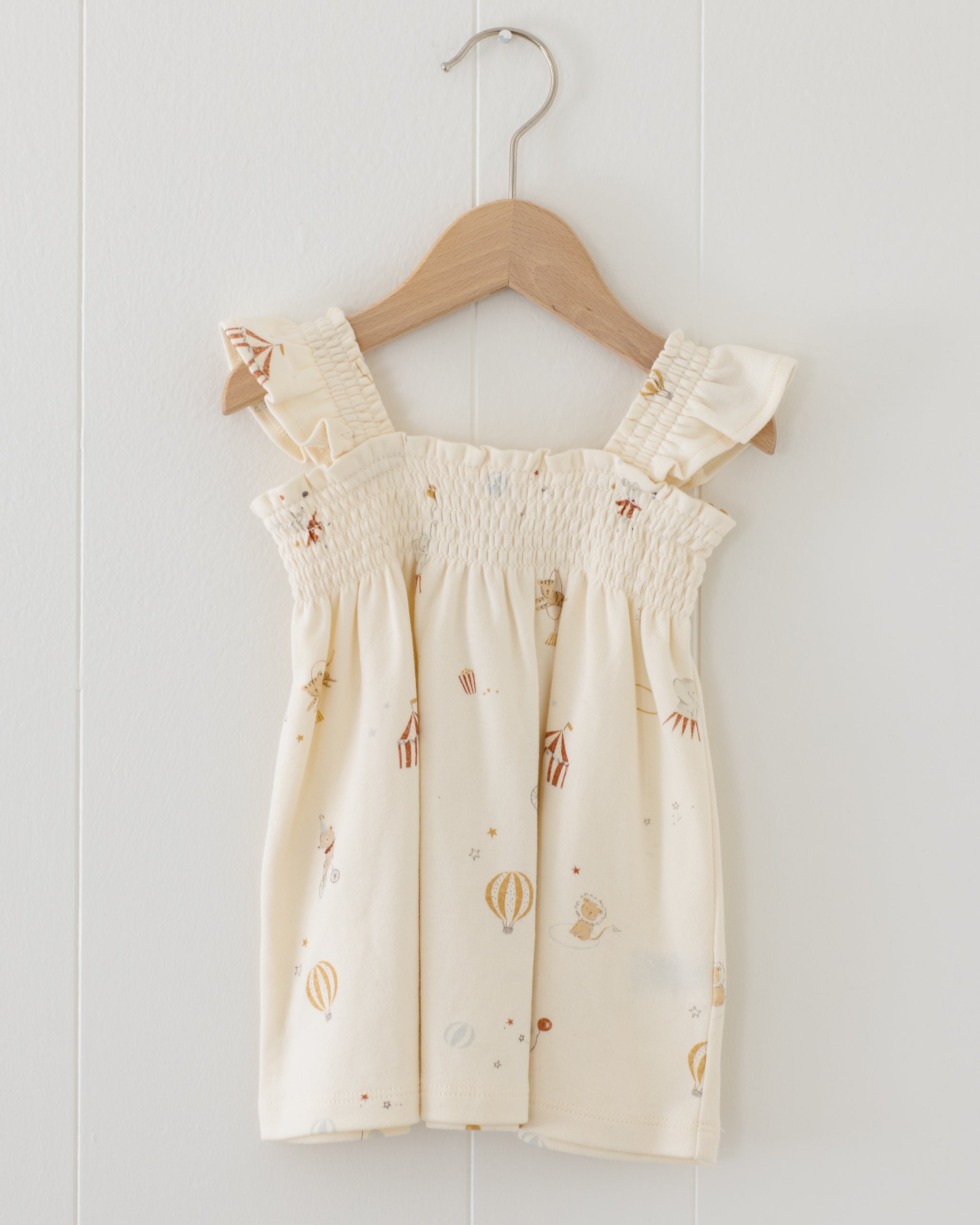 Quincy Mae Smocked Jersey Dress - Carnival