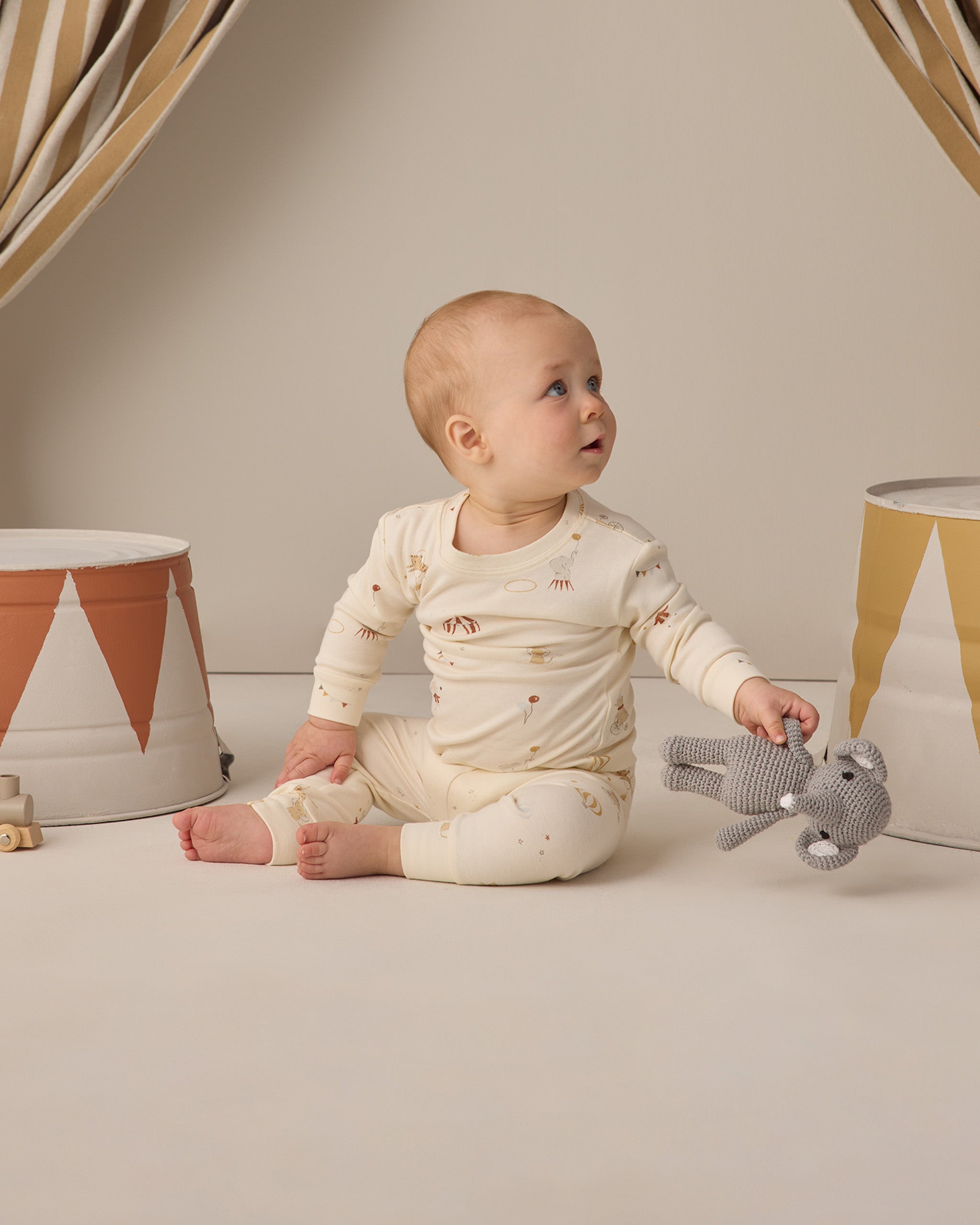 Quincy Mae Jersey Pajama Set - Carnival