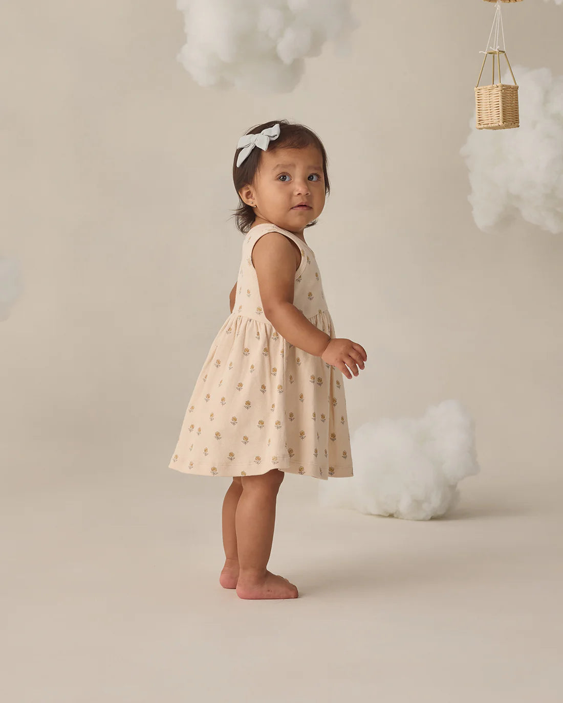 Quincy Mae Ribbed Tank Dress - Buttercup