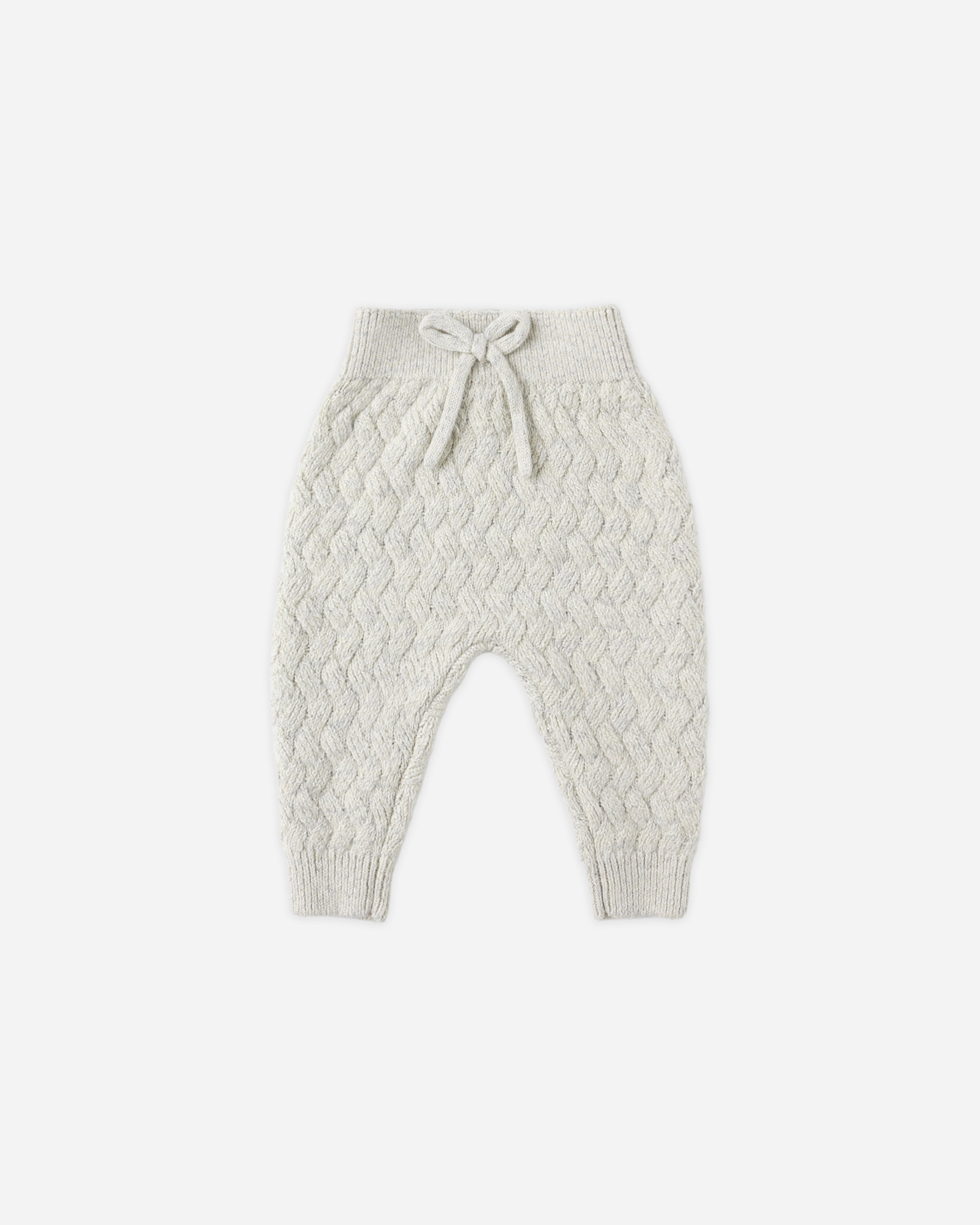 Quincy Mae Knit Pant - Heathered Blue
