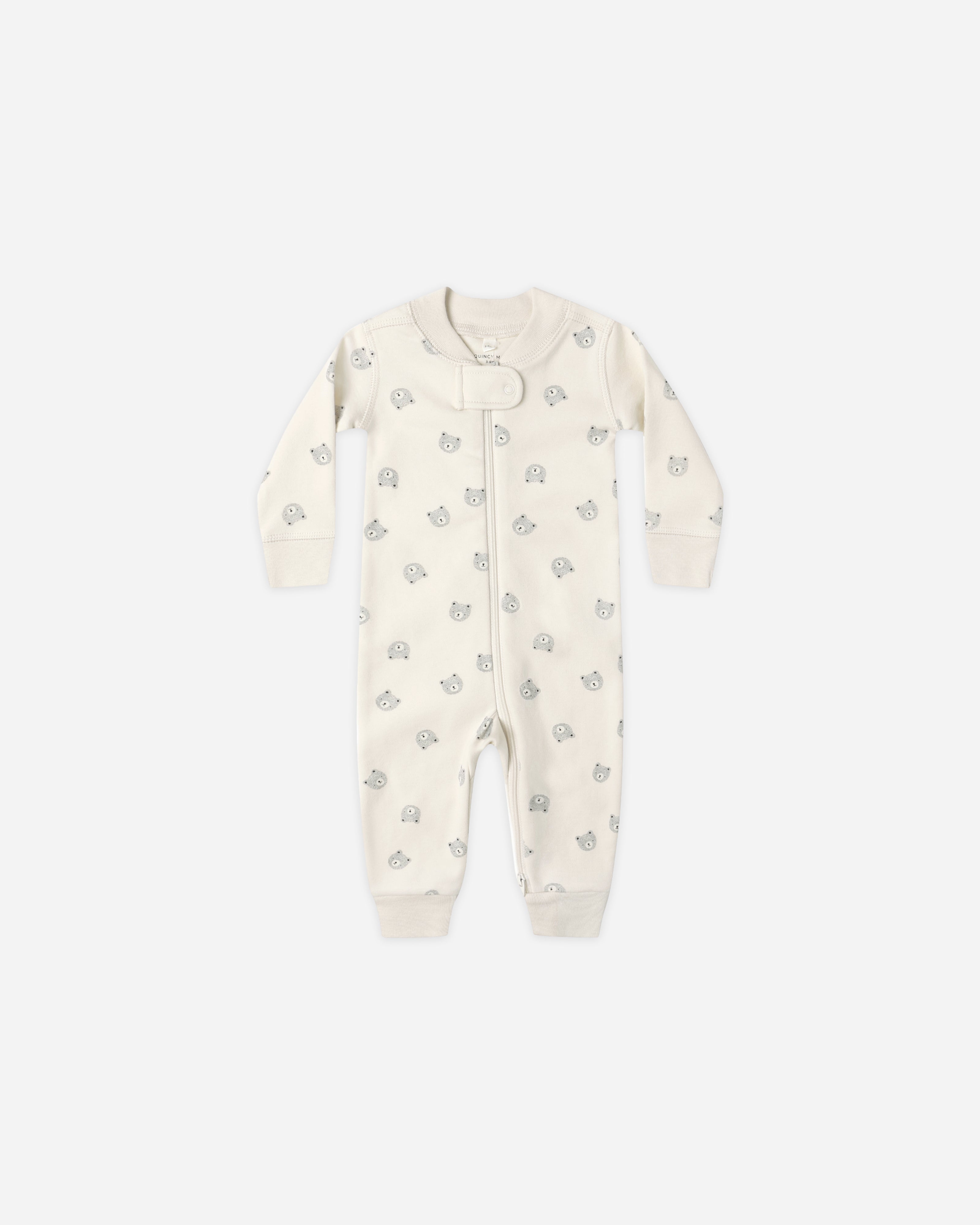 Quincy Mae Zip Long Sleeve Sleeper - Bears