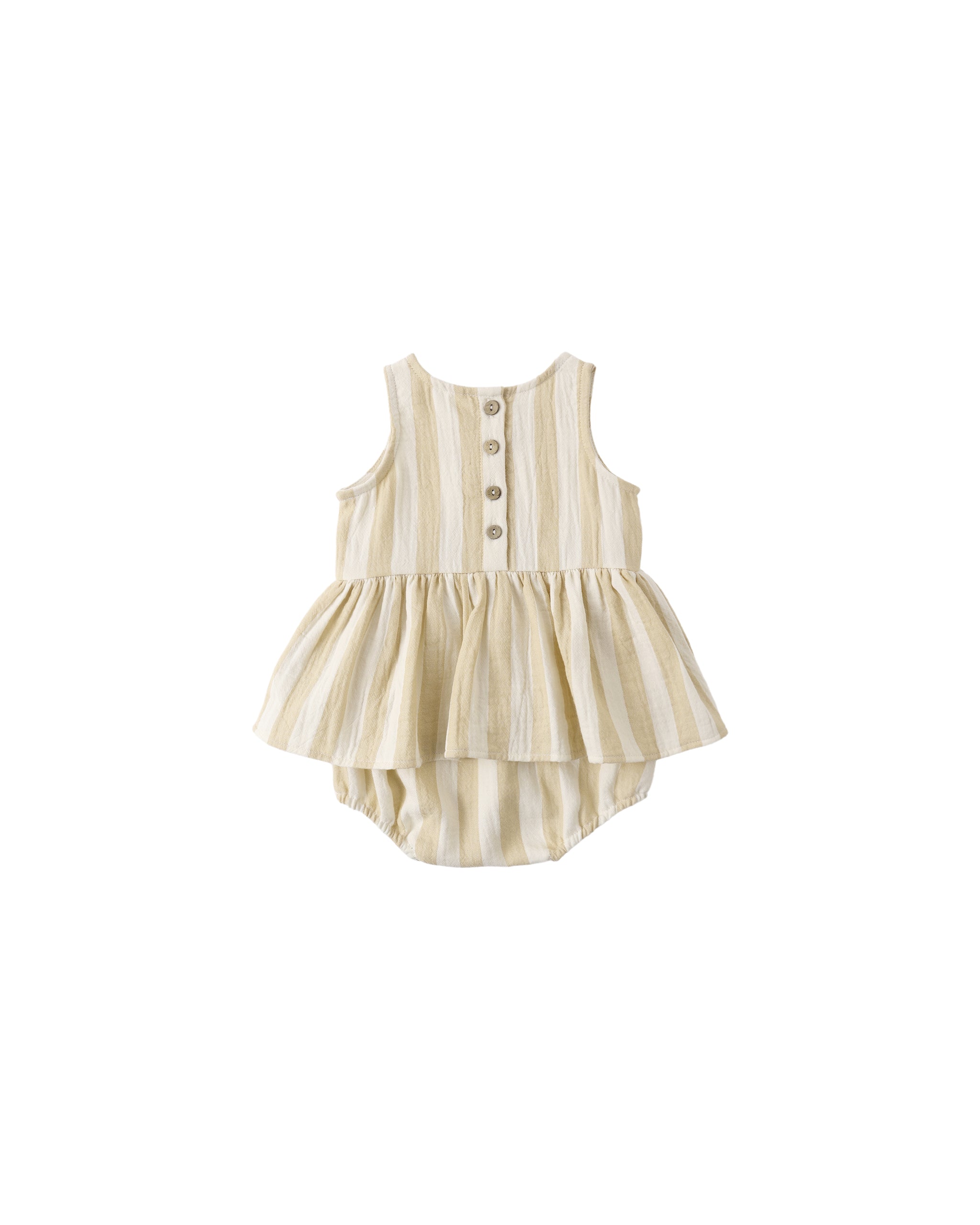 Quincy Mae Skirted Tank Romper - Summer Stripe
