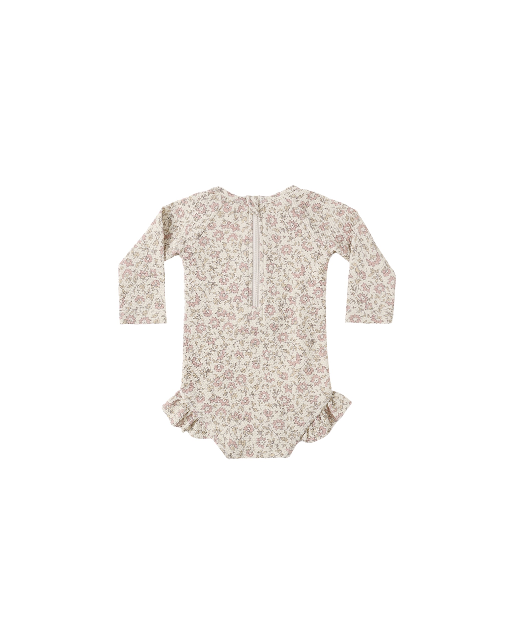 Quincy Mae Olivia Rashguard One-Piece - Dahlia