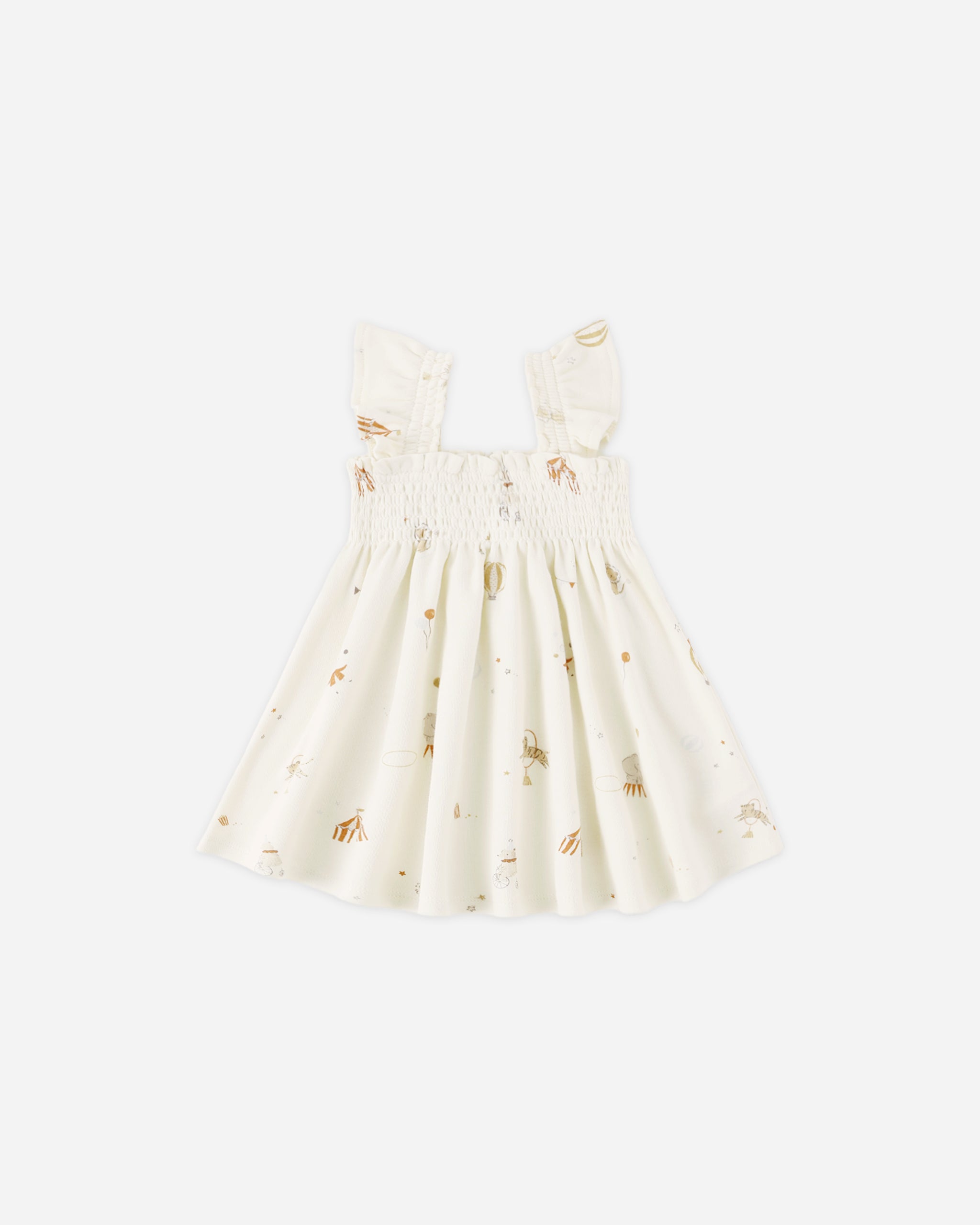 Quincy Mae Smocked Jersey Dress - Carnival