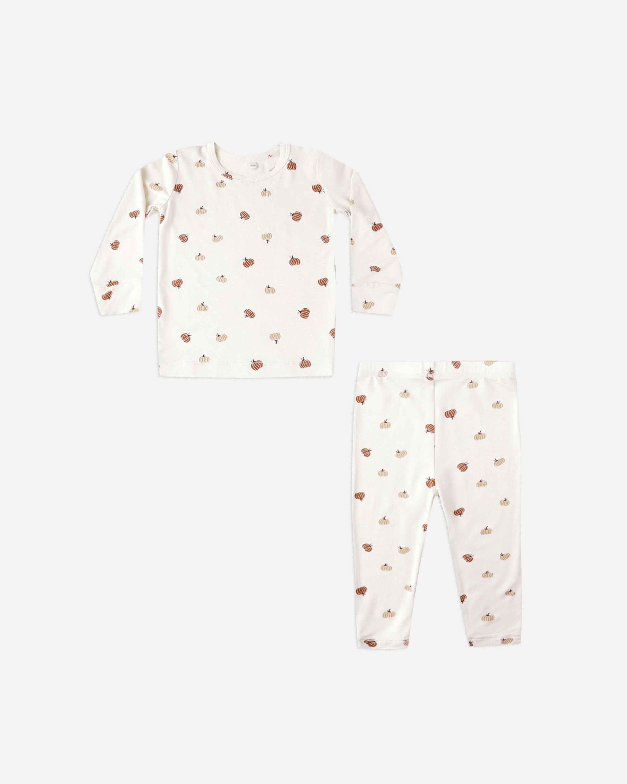 Quincy Mae Bamboo Pajama Set - Pumpkins