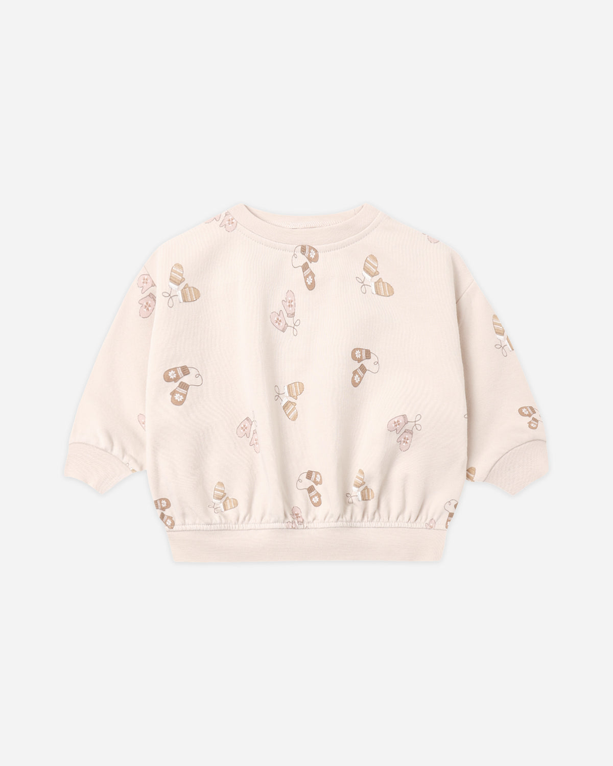 Quincy Mae Relaxed Fleece Sweatshirt - Mittens