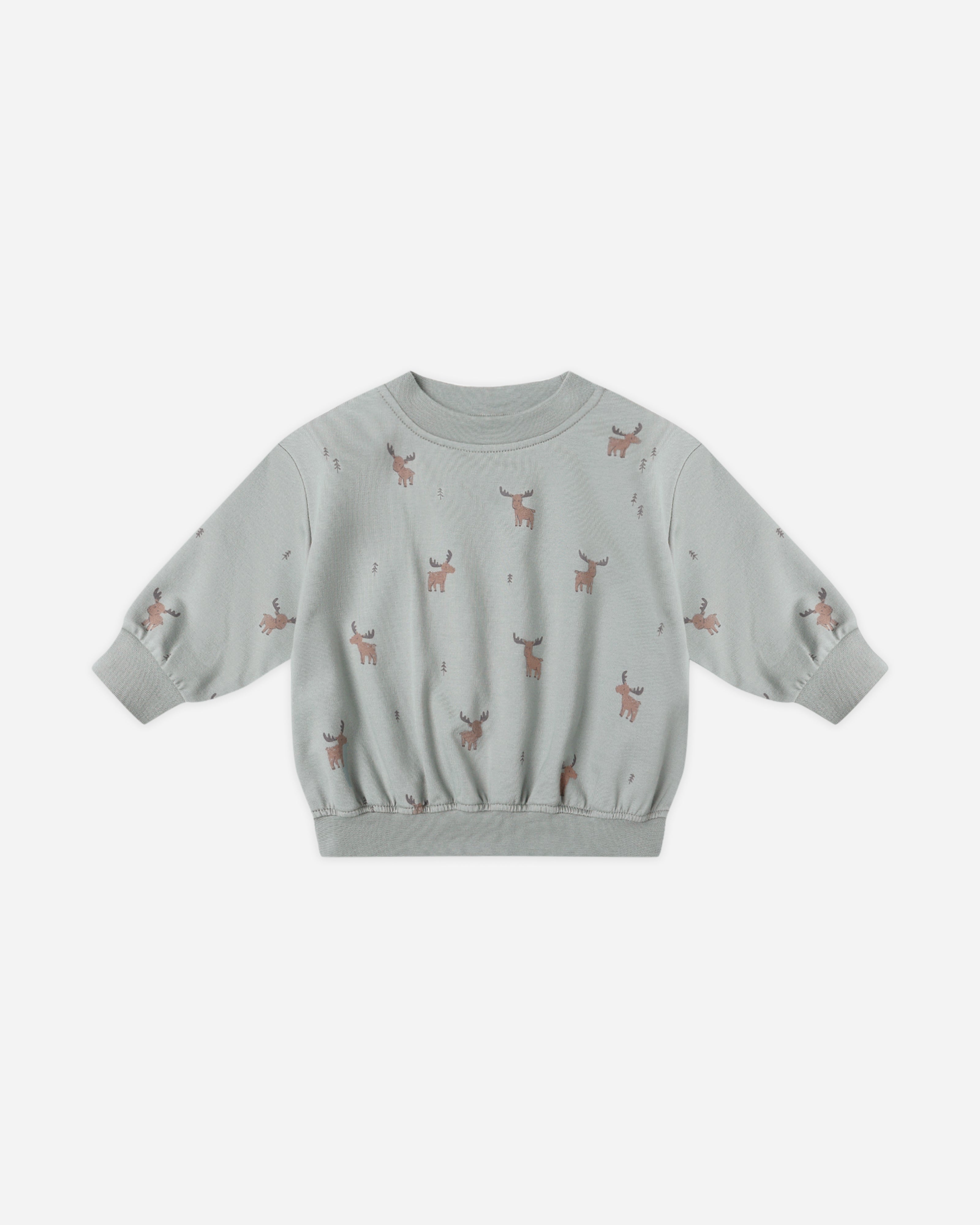 Quincy Mae Relaxed Sweatshirt - Moose