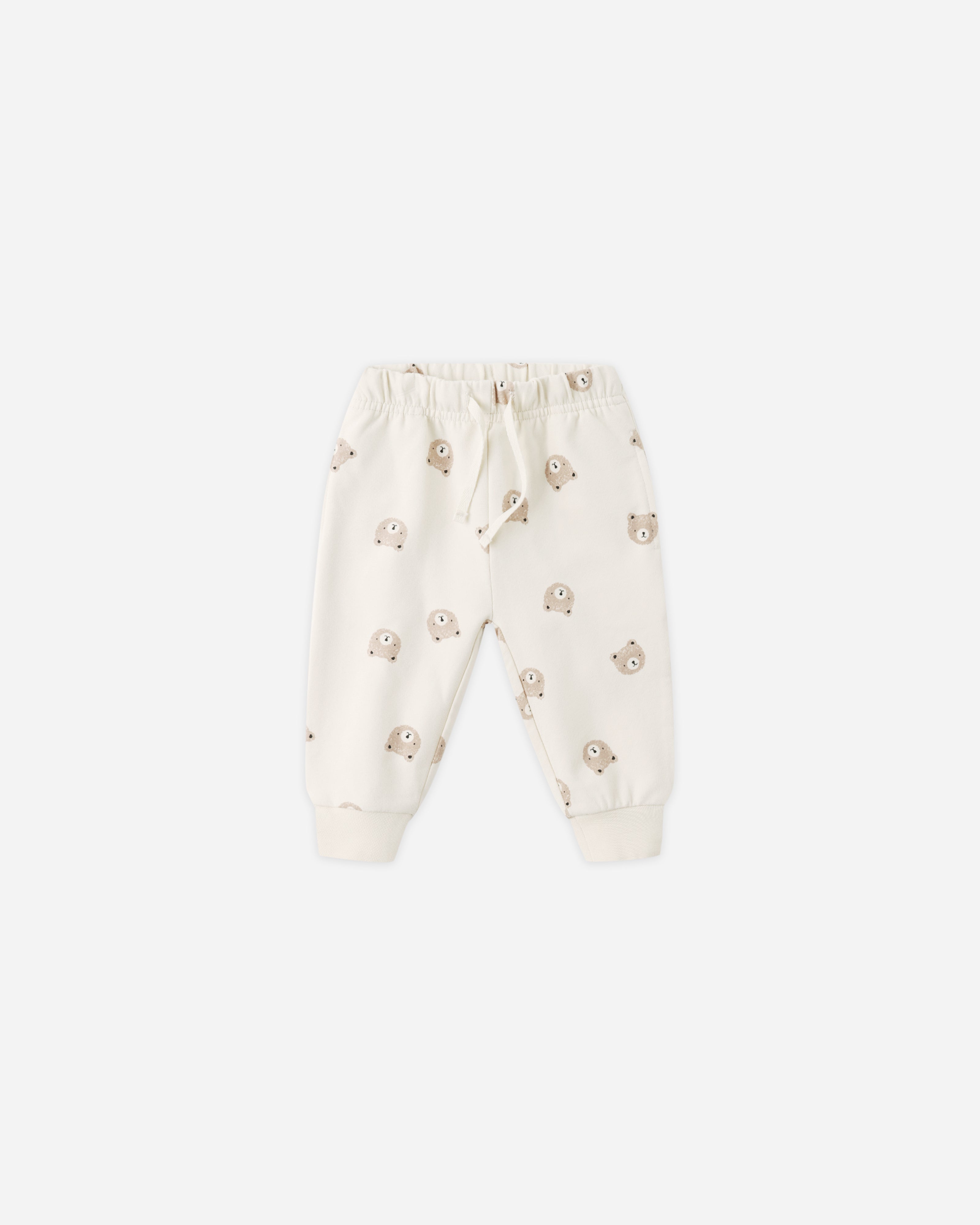 Quincy Mae Relaxed Sweatpants - Brown Bear