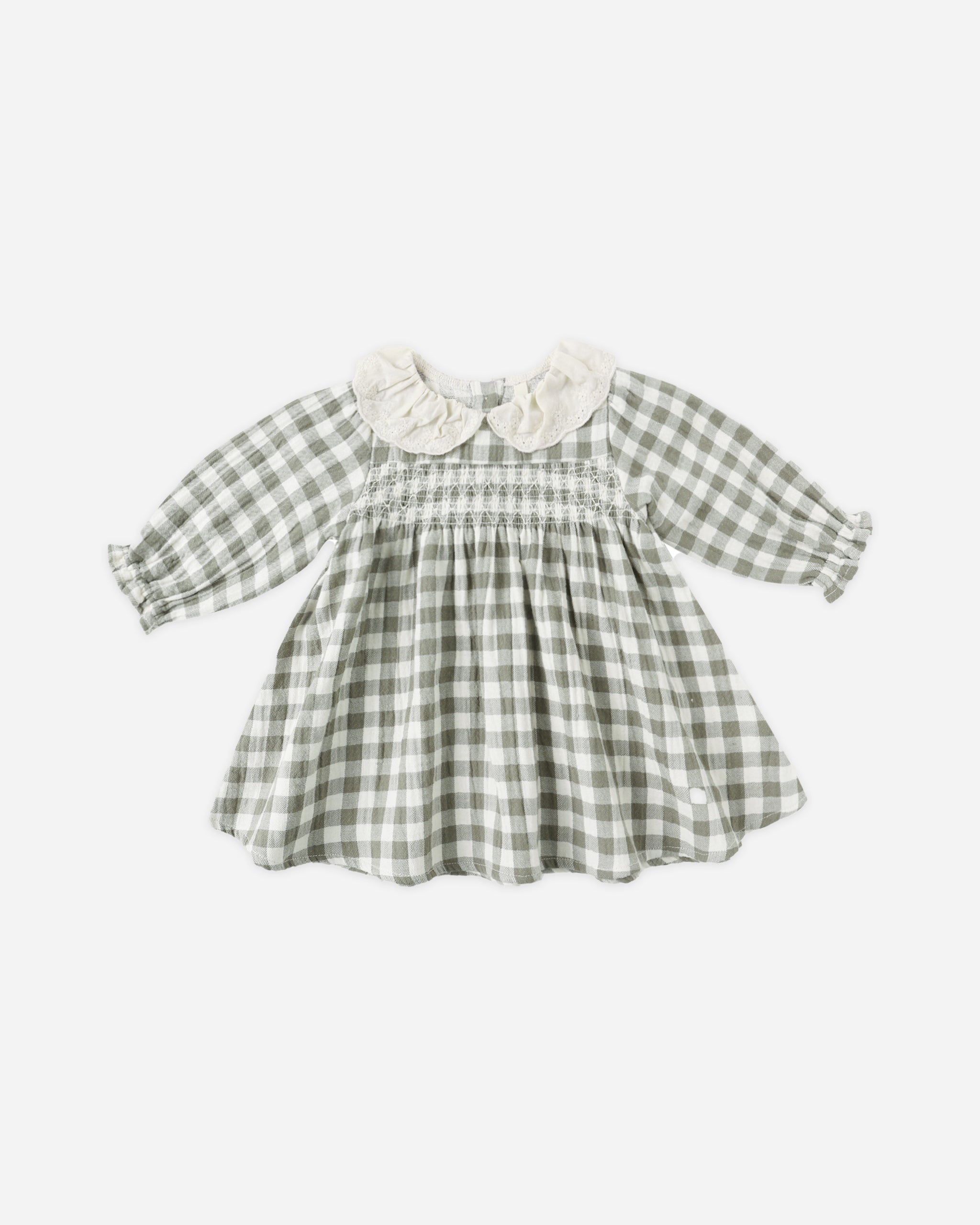 Quincy Mae Callie Dress - Forest Check