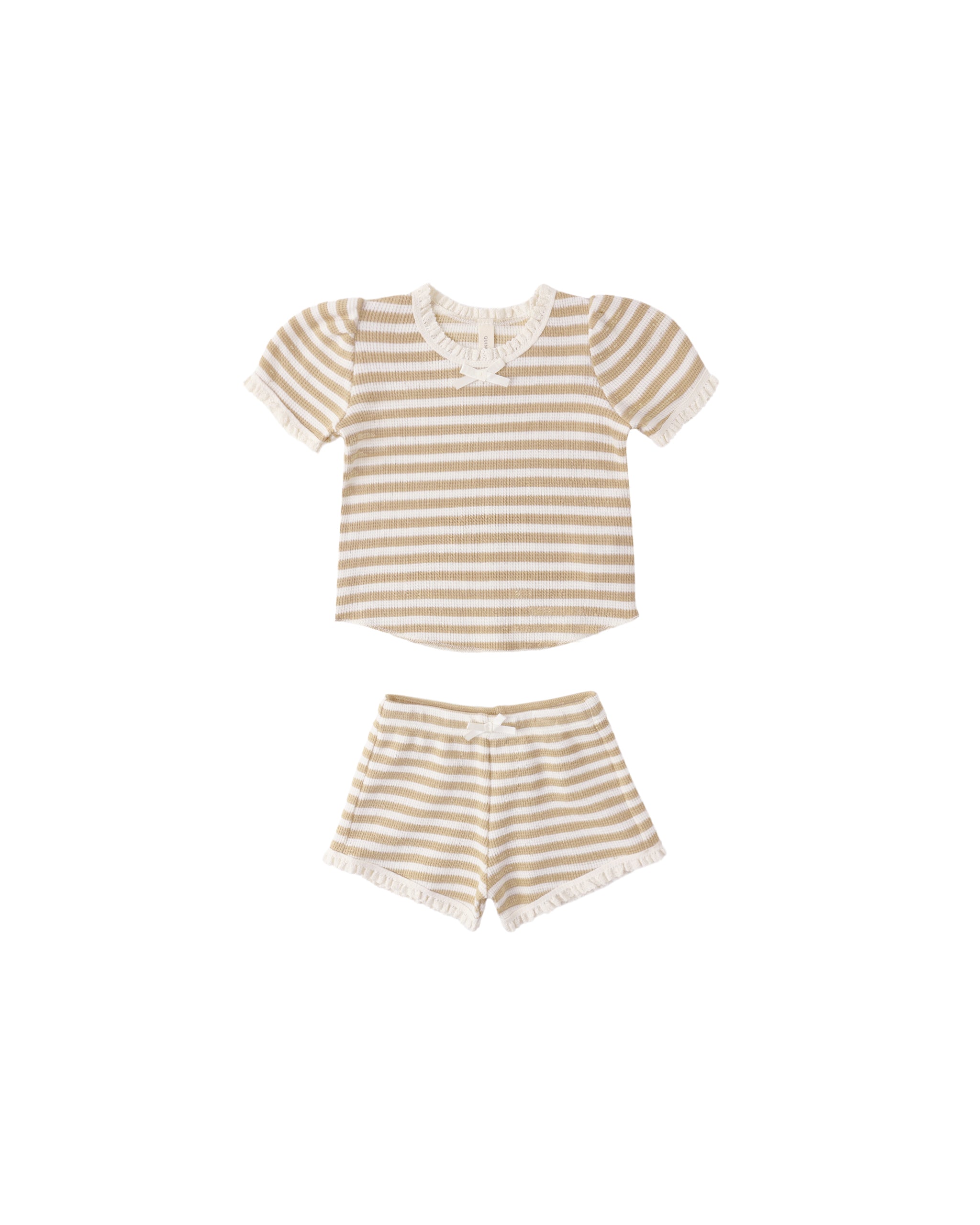 Quincy Mae Ruby Set - Butterscotch Stripe