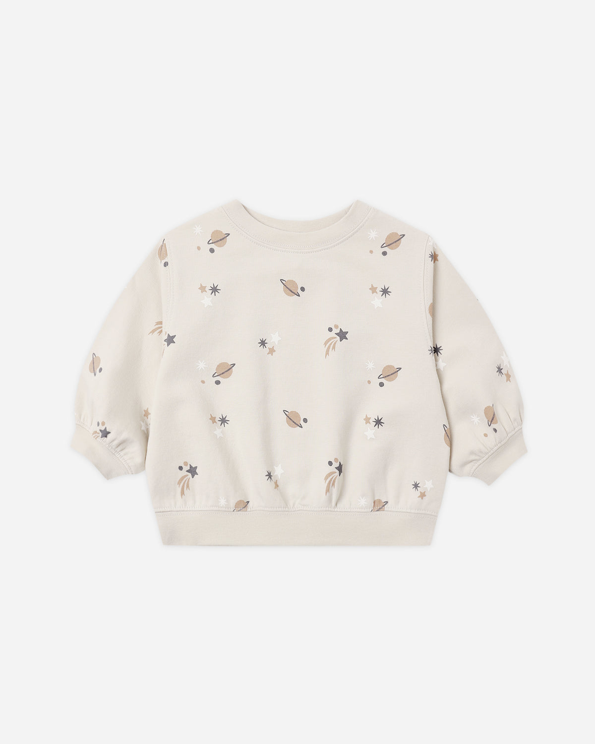 Quincy Mae Oversized Crew Sweatshirt - Space