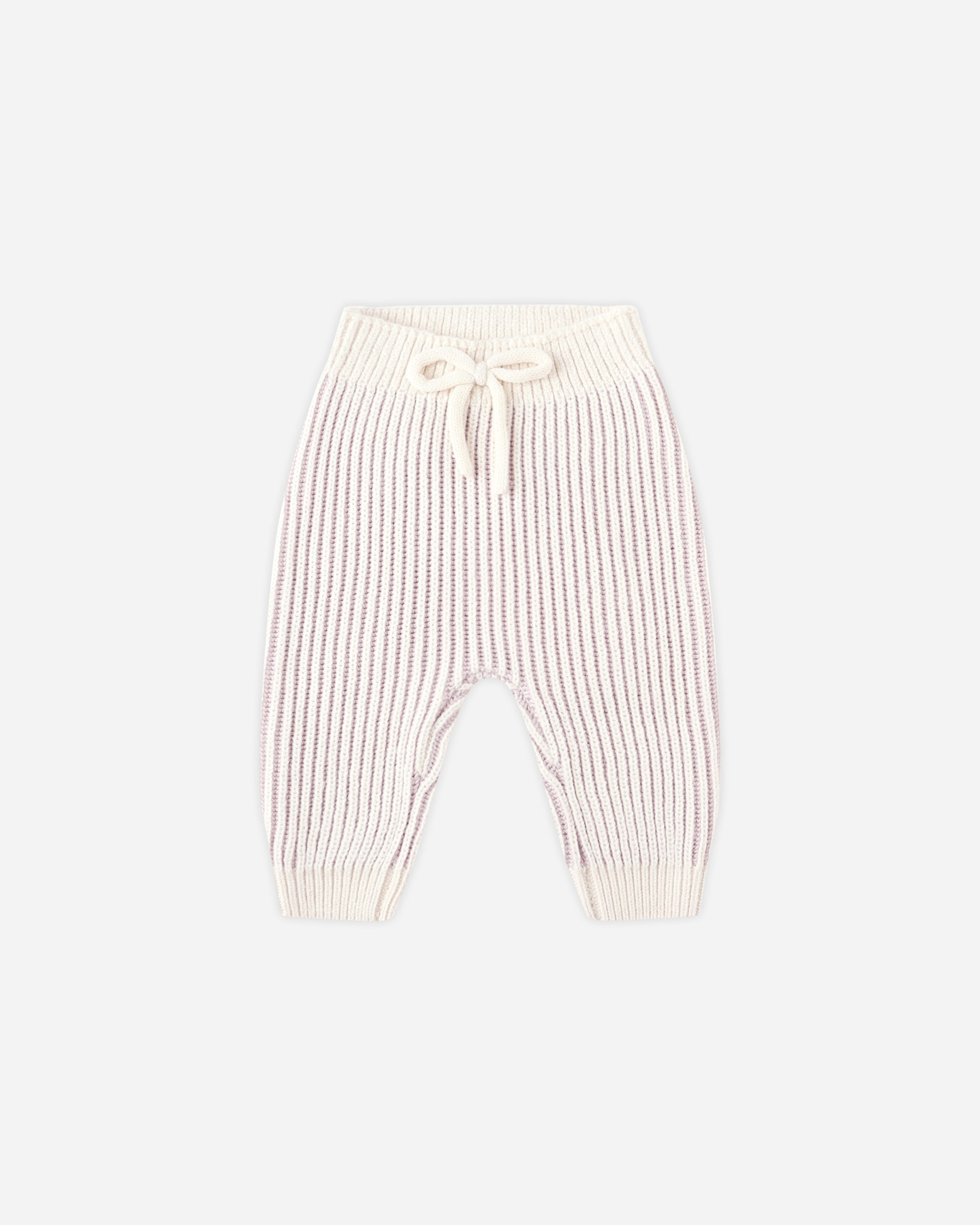 Quincy Mae Chunky Knit Pant - Lilac