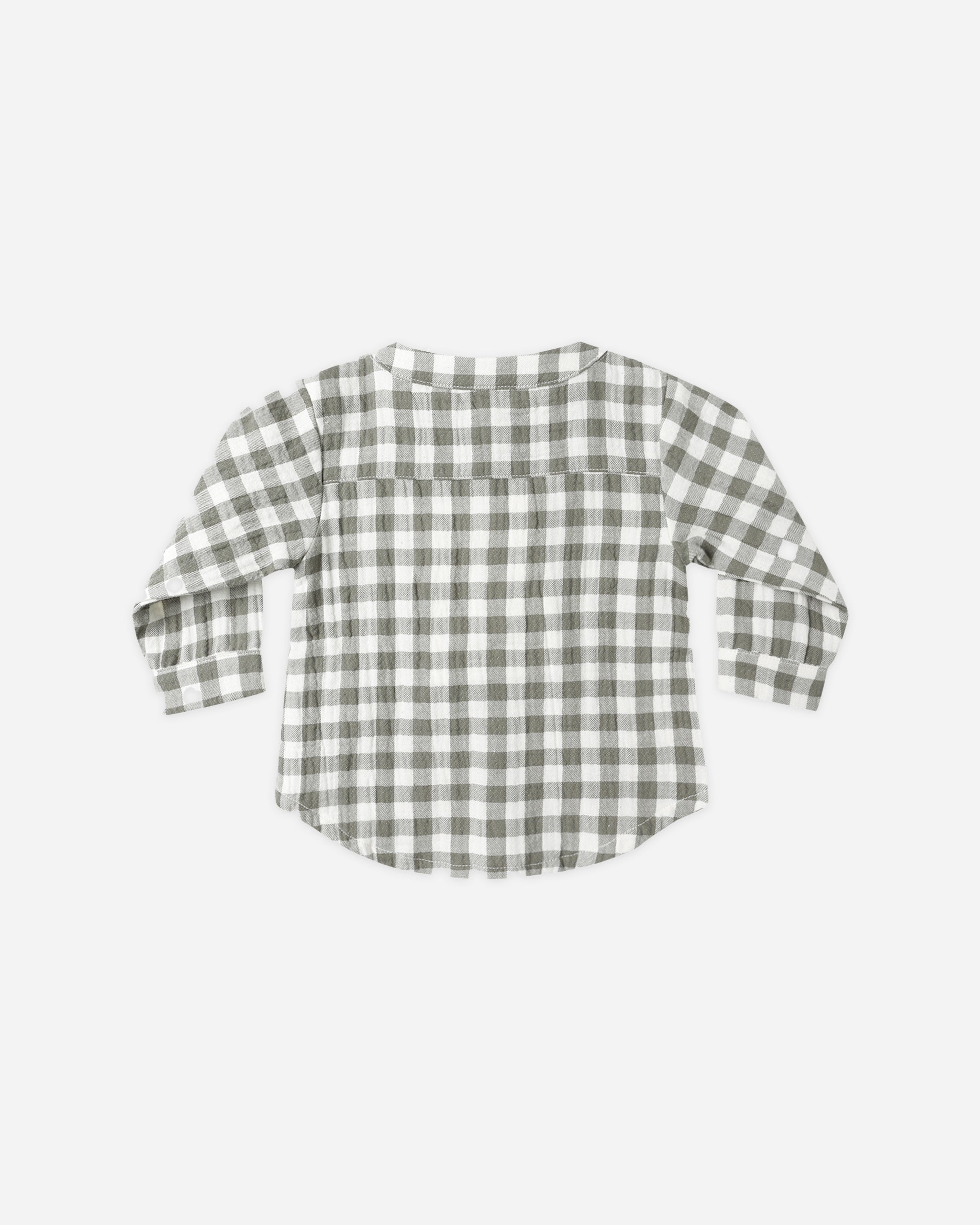Quincy Mae Milo Shirt - Forest Check