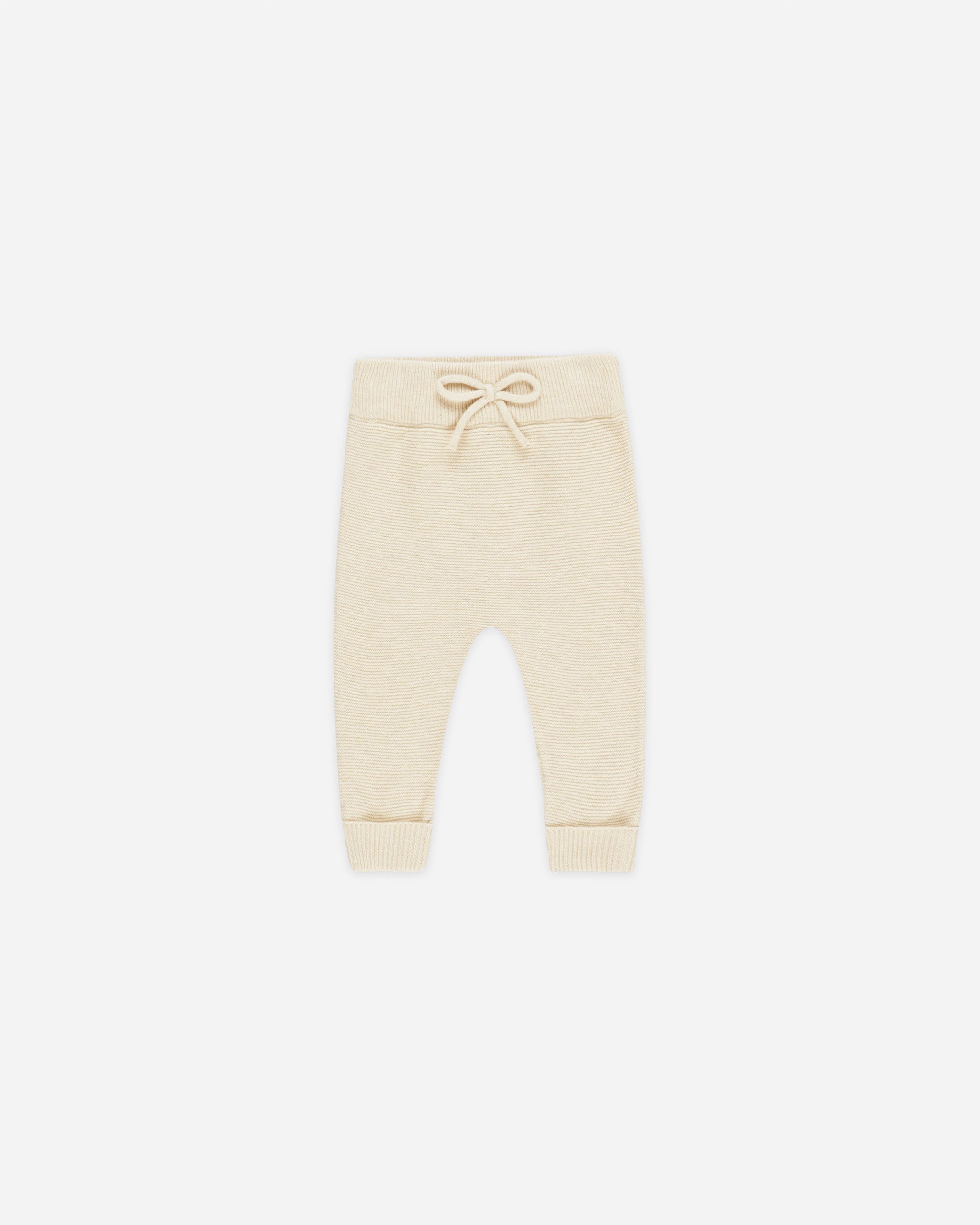 Quincy Mae Knit Pant - Heathered Natural