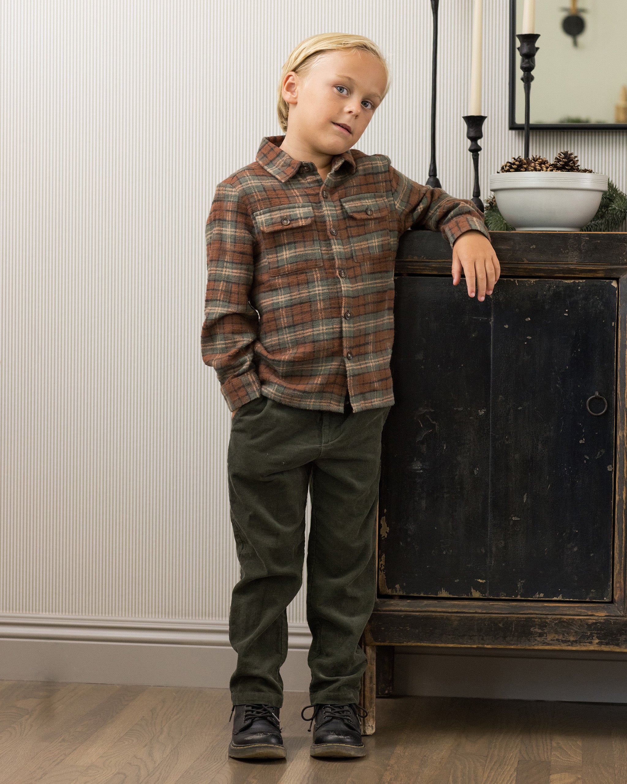 Rylee + Cru Kalen Pant - Evergreen