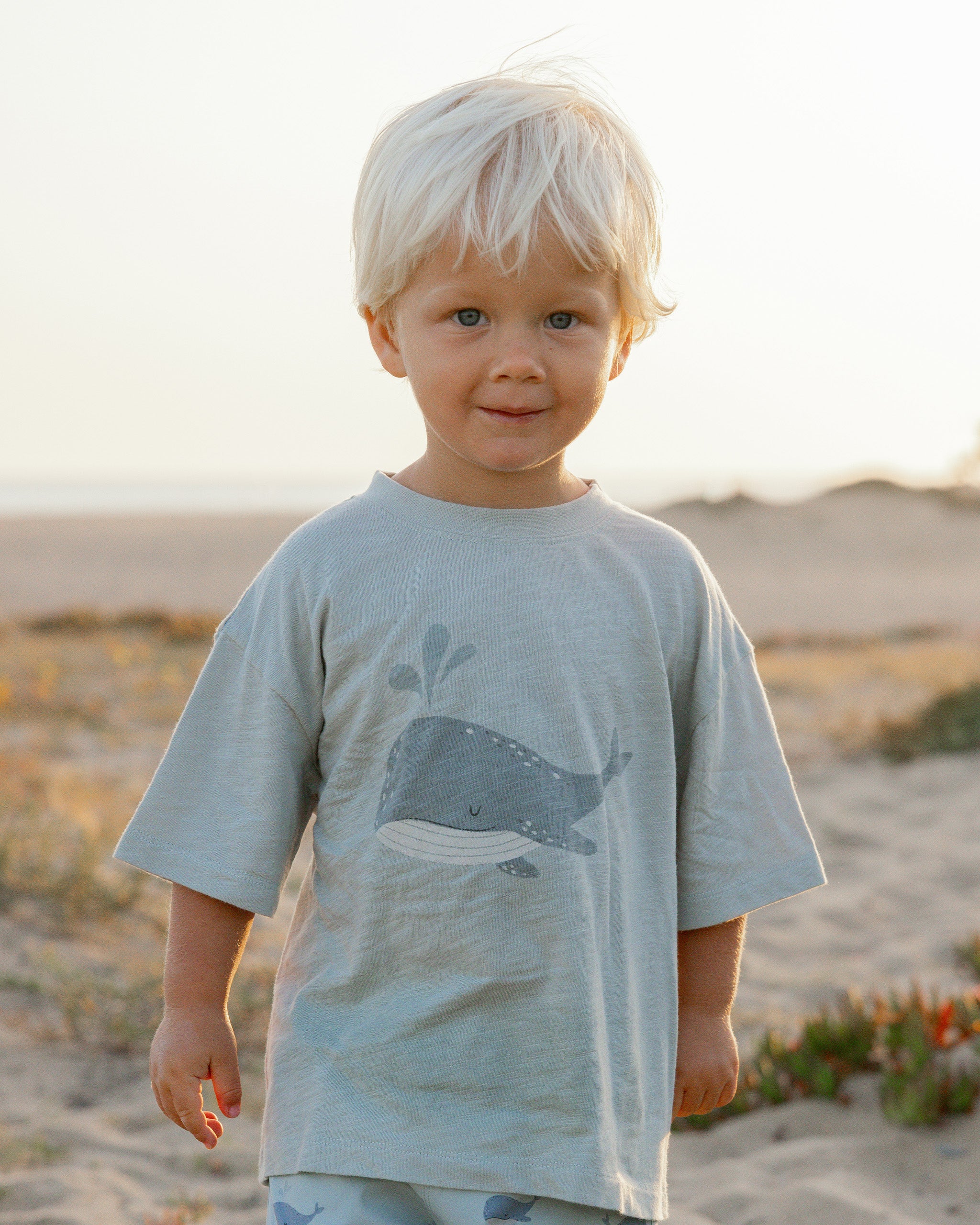 Rylee + Cru Relaxed Tee - Whale