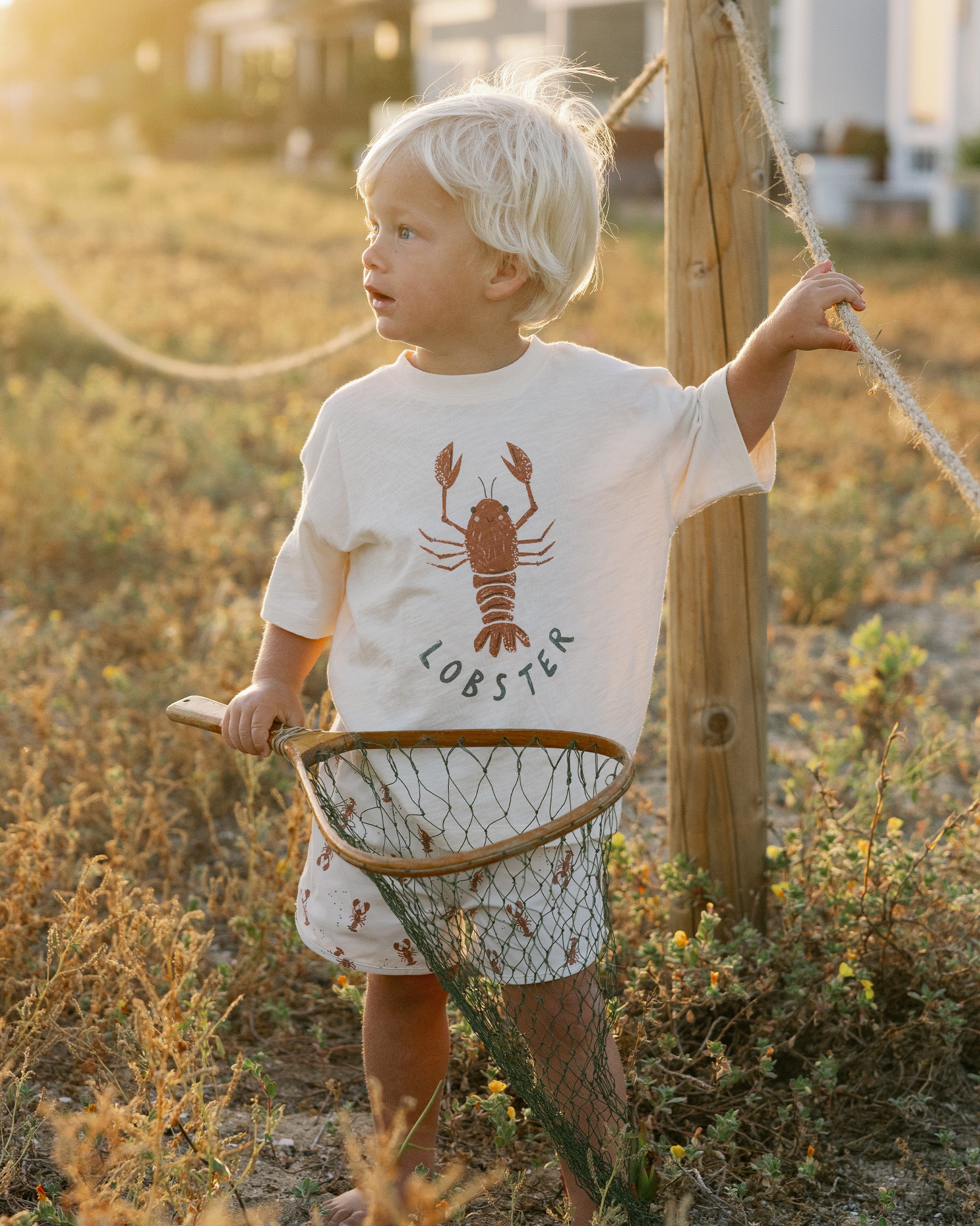 Rylee + Cru Relaxed Tee - Lobster