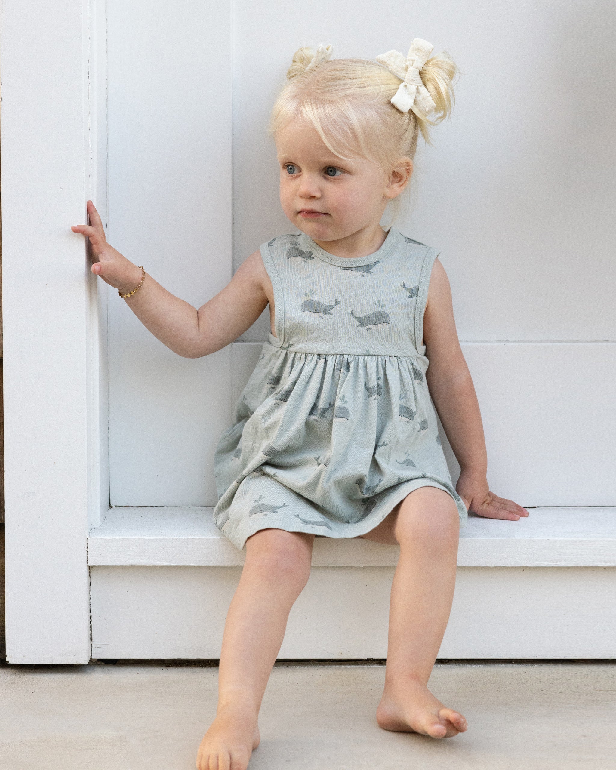 Rylee + Cru Layla Dress - Whales