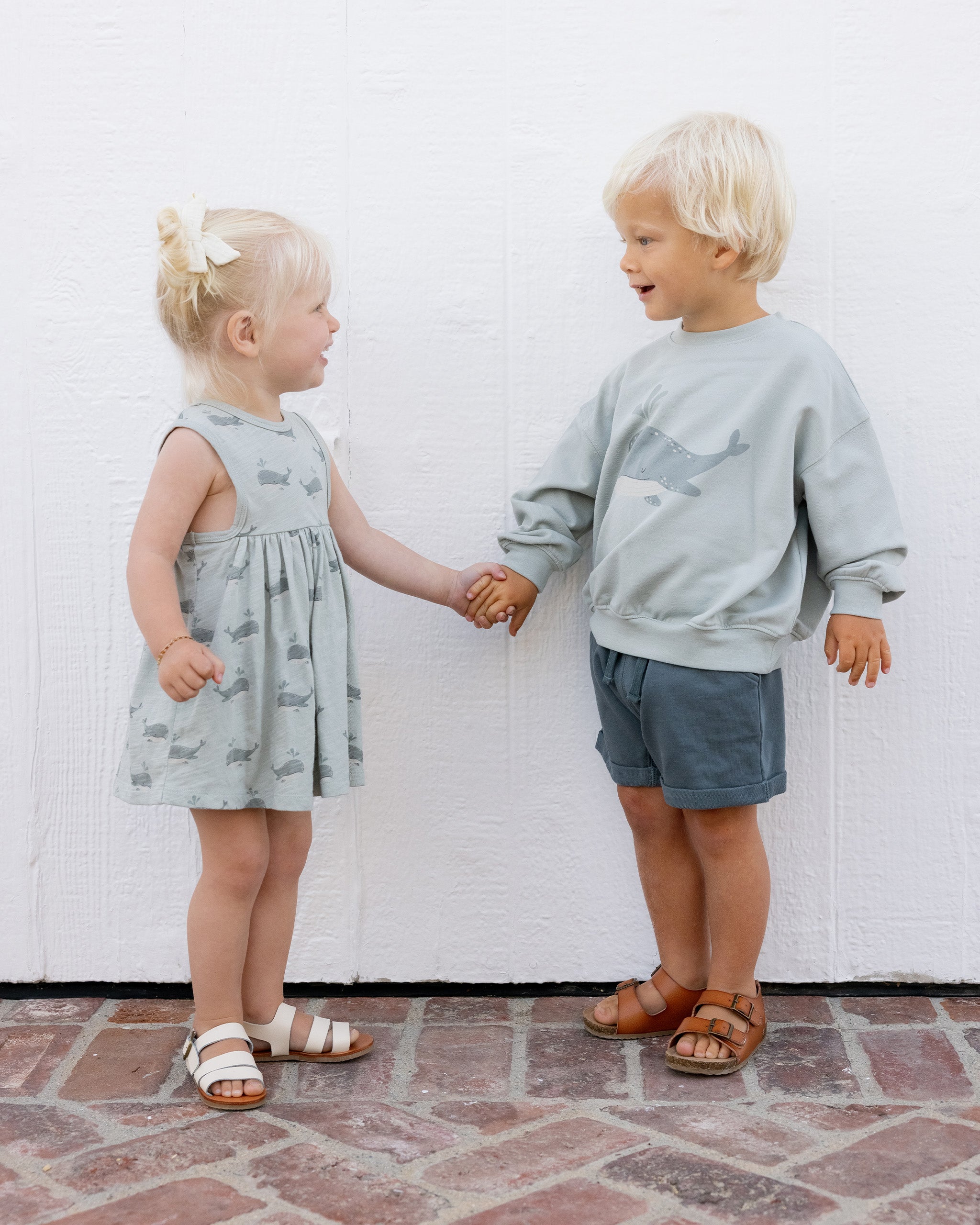 Rylee + Cru Layla Dress - Whales