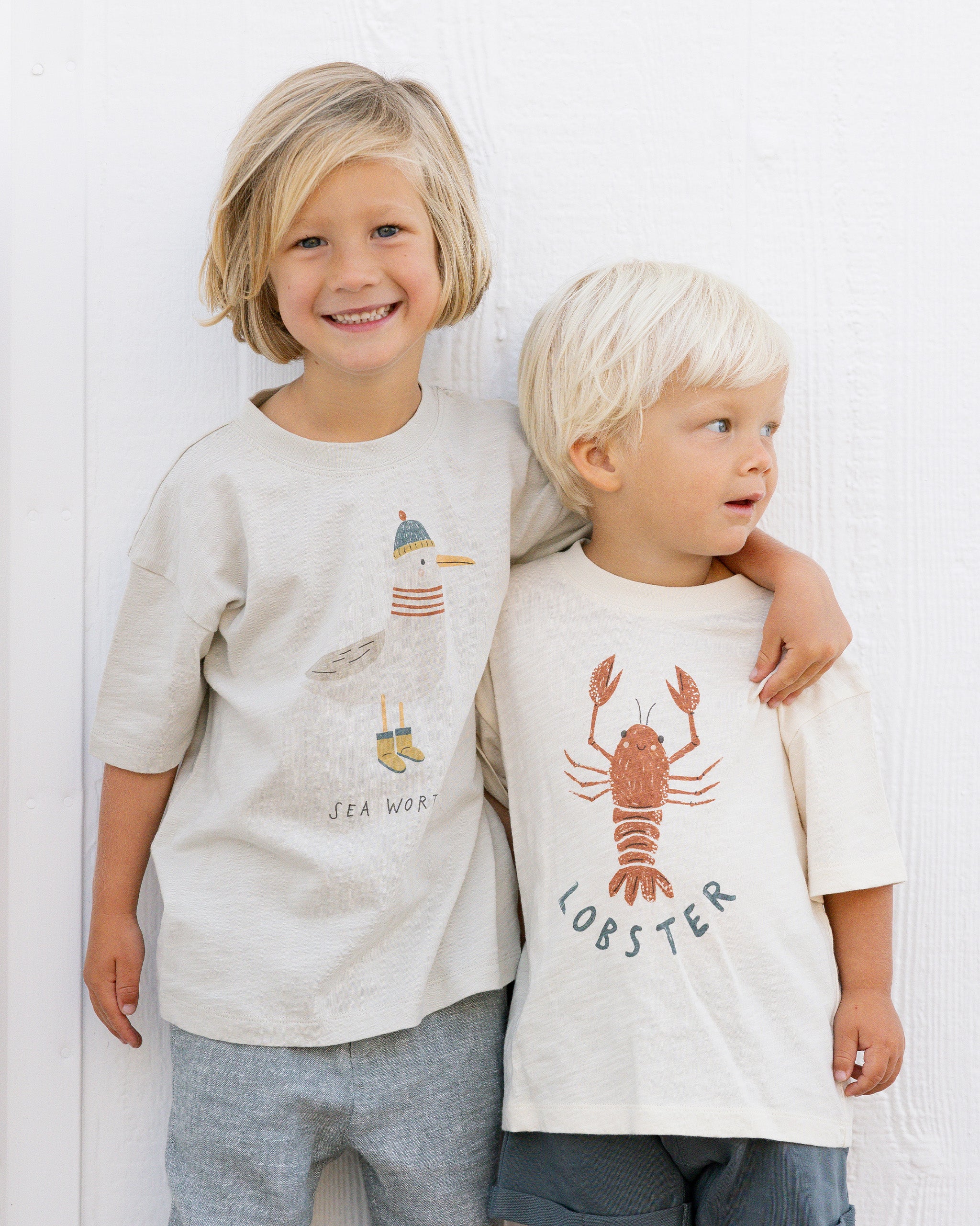 Rylee + Cru Relaxed Tee - Seagull