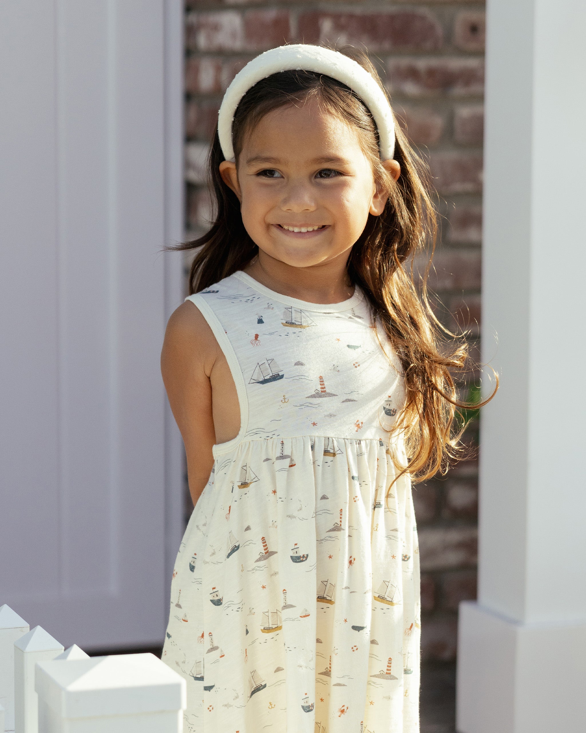 Rylee + Cru Layla Dress - Nautical