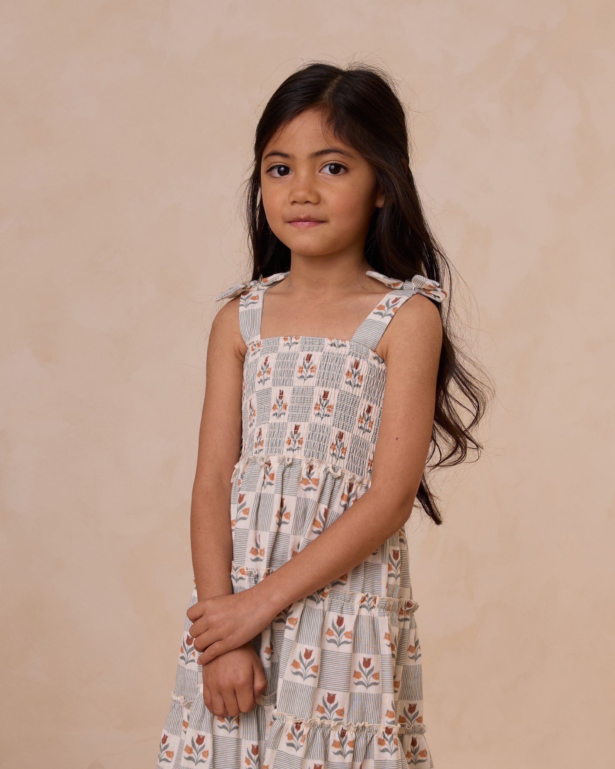 Rylee + Cru Taylor Dress - Garden Grid