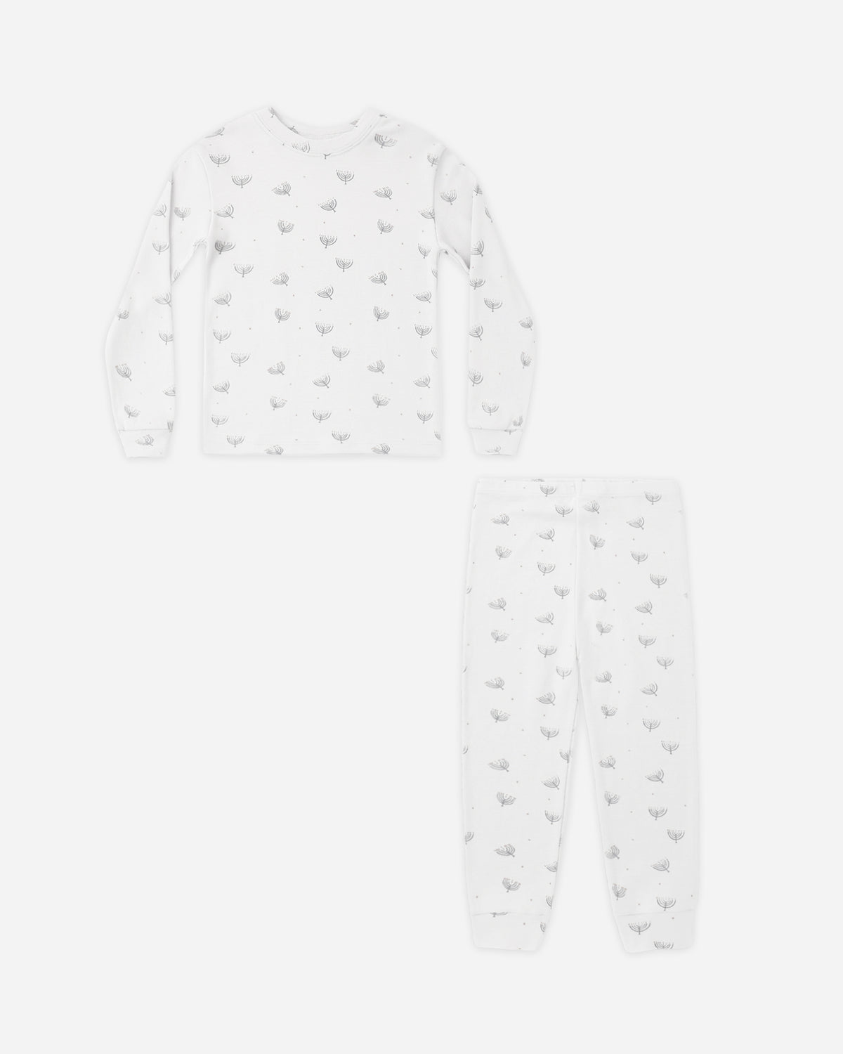Rylee + Cru Organic Long Sleeve Pajama Set - Hanukkah