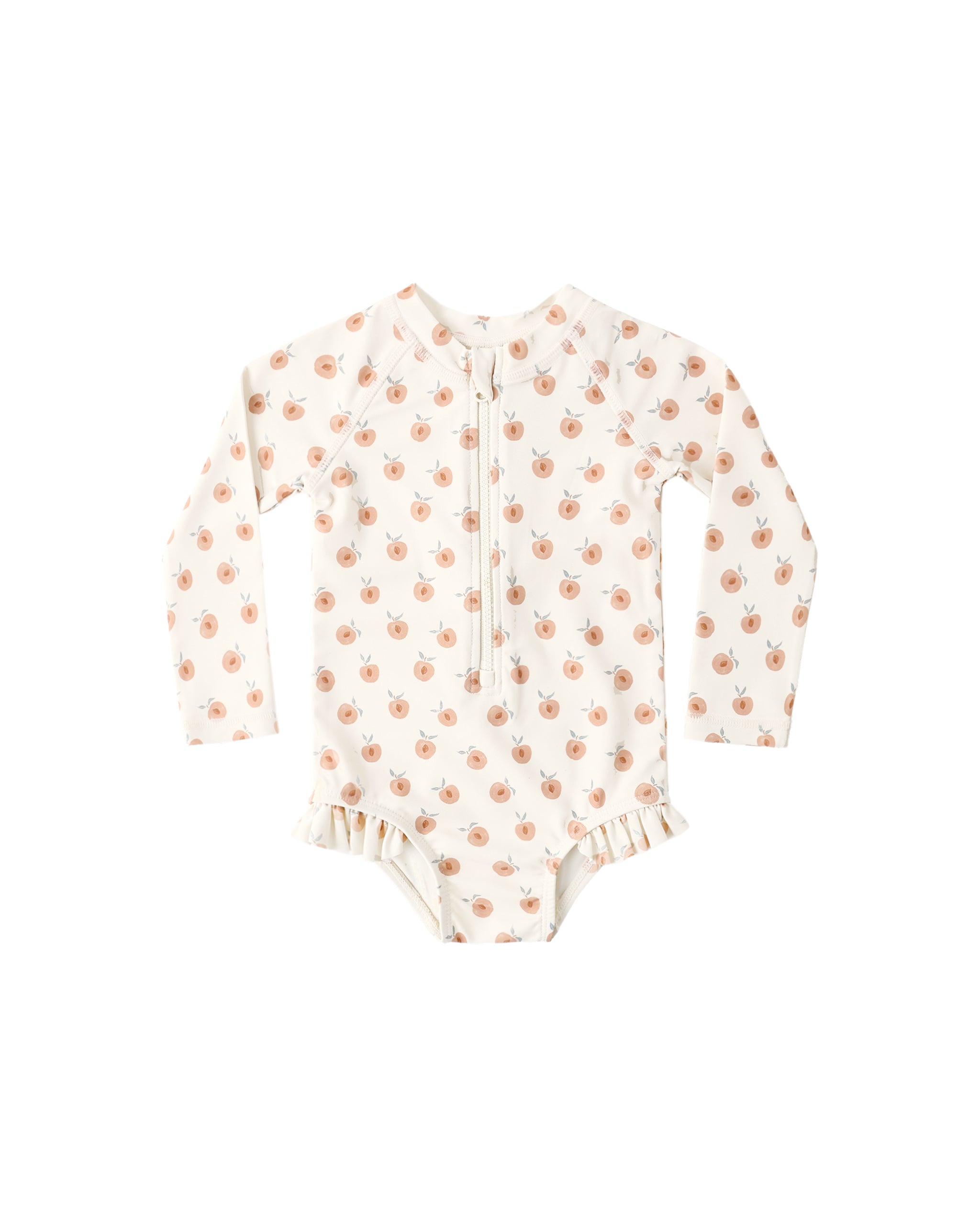 Rylee + Cru Rashguard One-Piece - Peaches