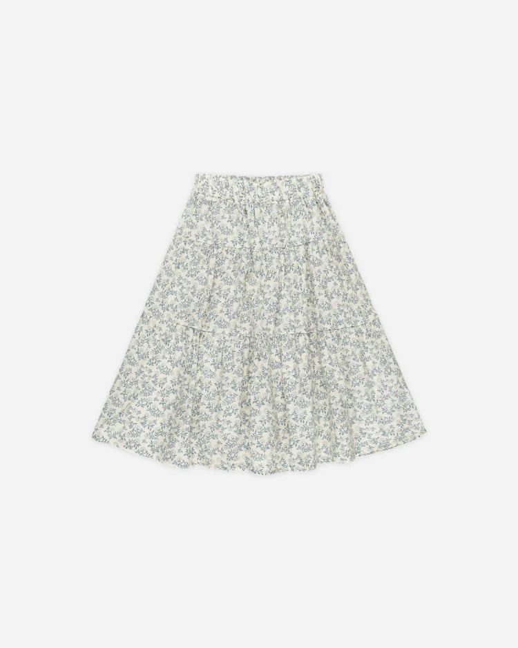Rylee + Cru Tiered Midi Skirt - Blossom