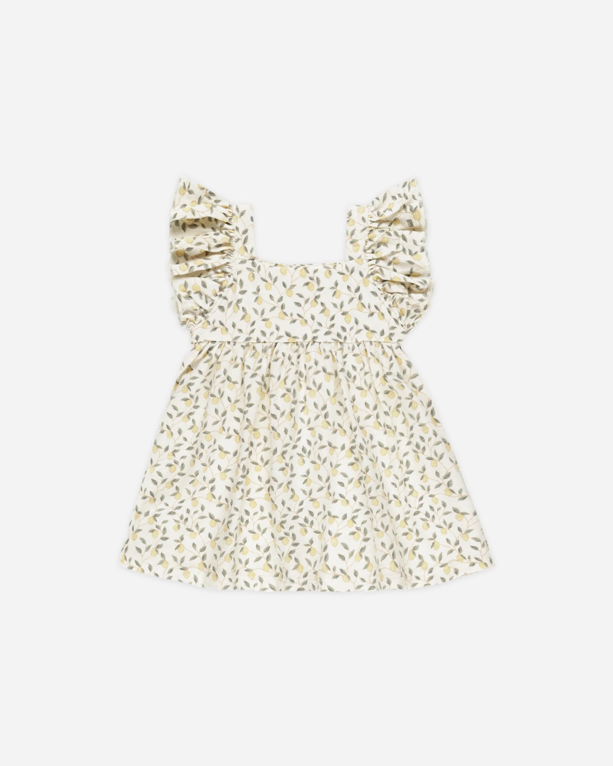 Rylee + Cru Mariposa Dress - Lemons