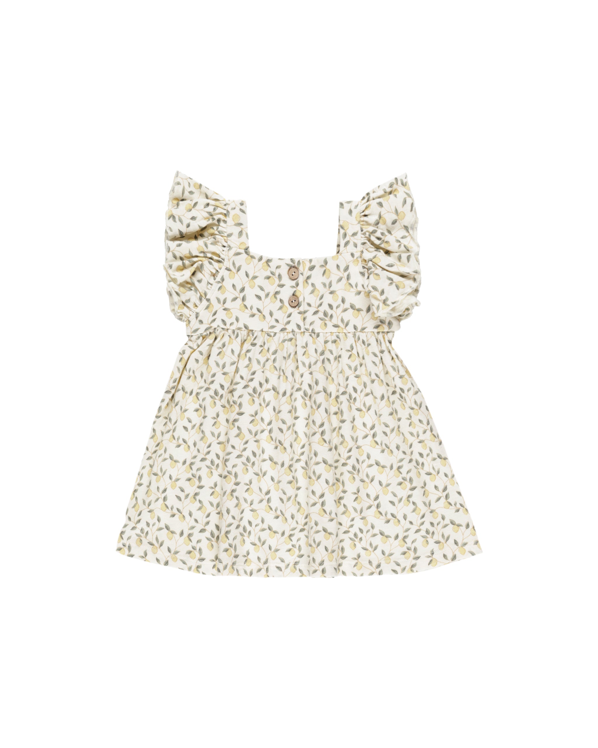 Rylee + Cru Mariposa Dress - Lemons