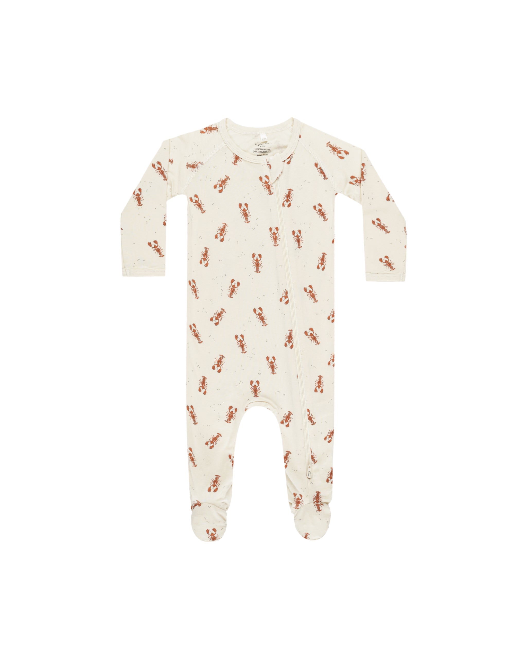 Rylee + Cru Footed Pajamas - Lobsters