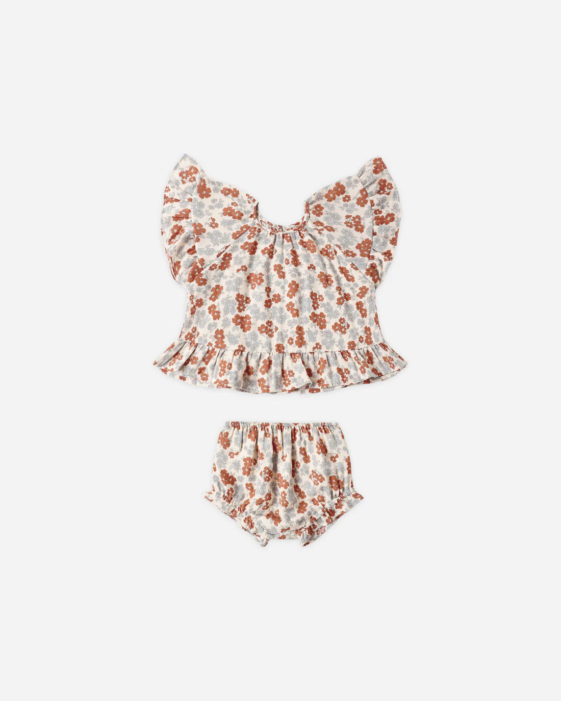Rylee + Cru Butterfly Top + Bloomer Set - Americana Floral