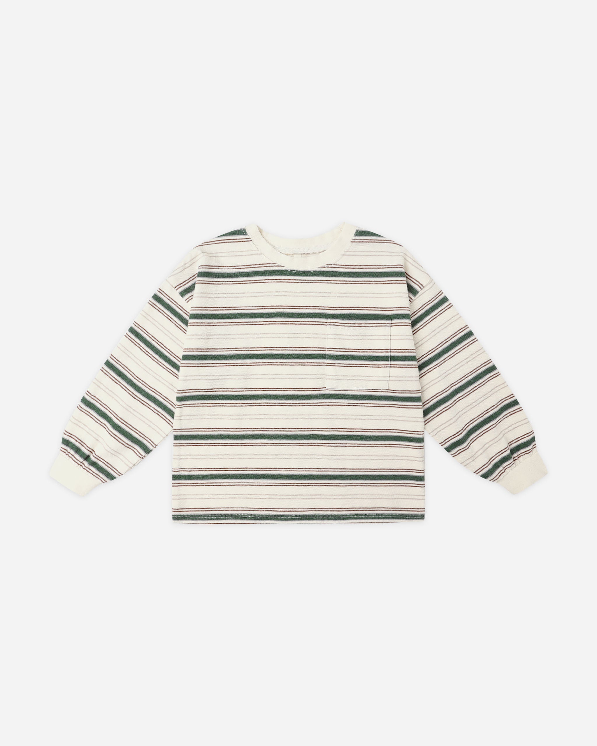 Rylee + Cru Relaxed Long Sleeve Tee - Retro Stripe