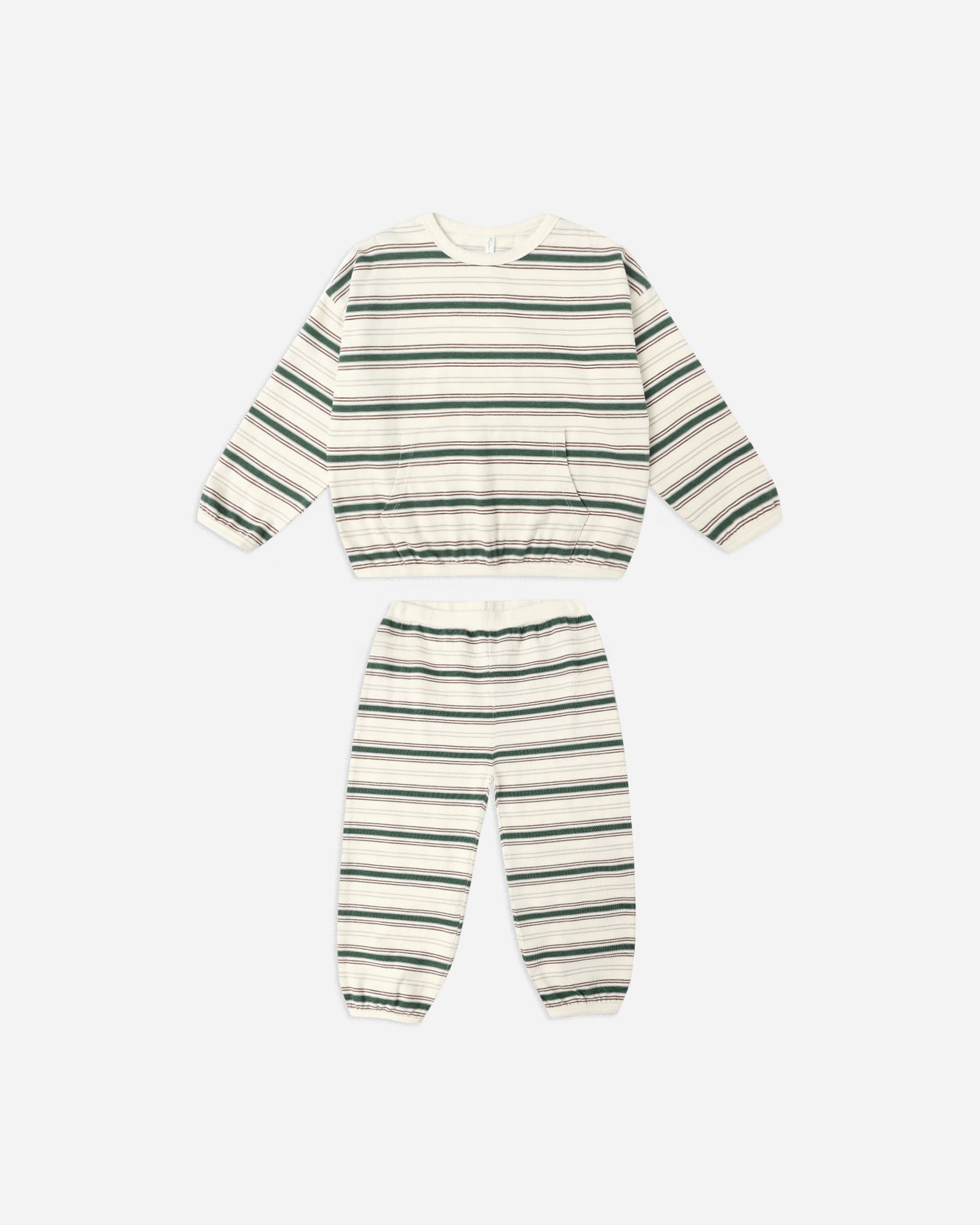 Rylee + Cru Relaxed Set - Retro Stripe