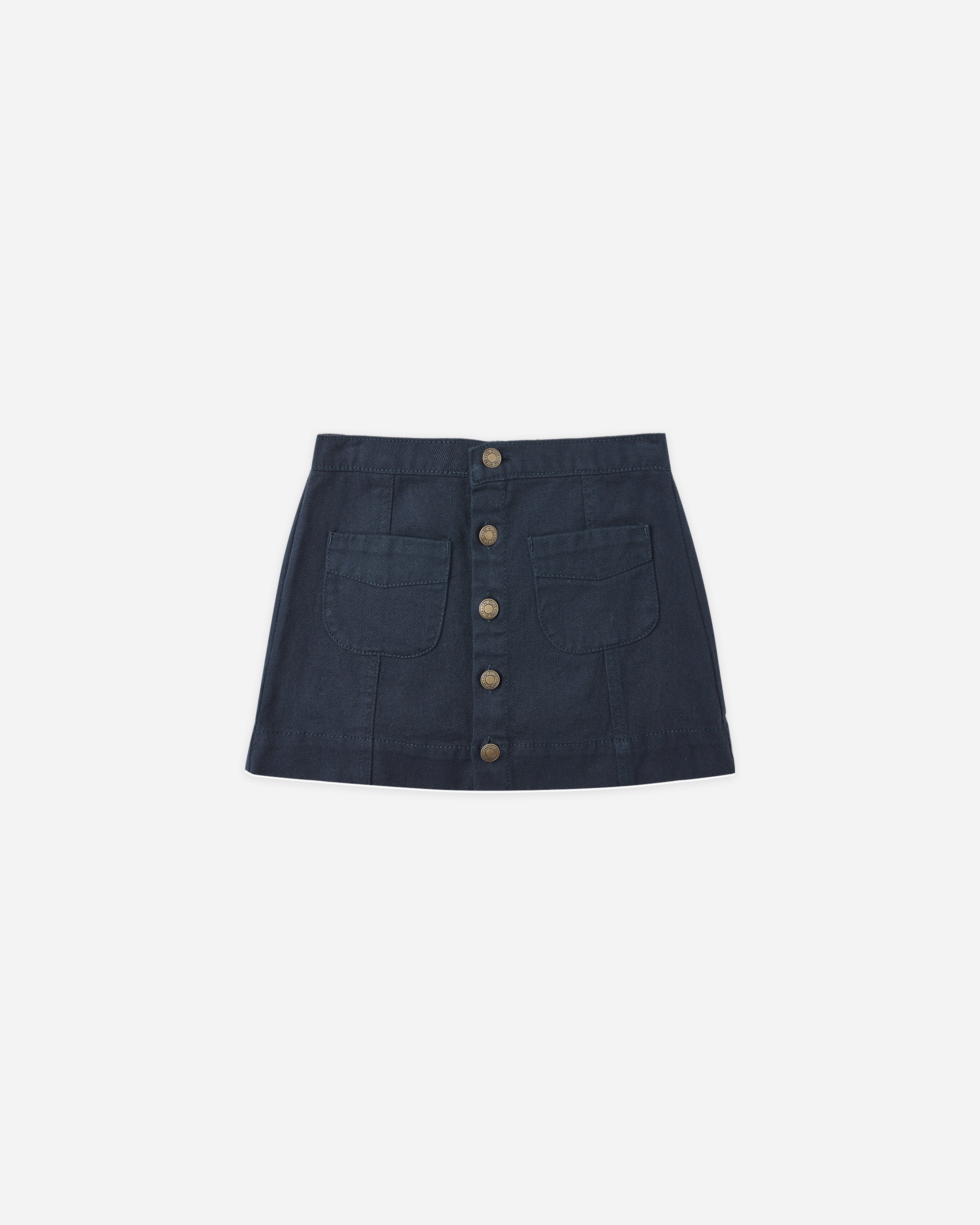 Rylee + Cru Denver Mini Skirt - Indigo Denim