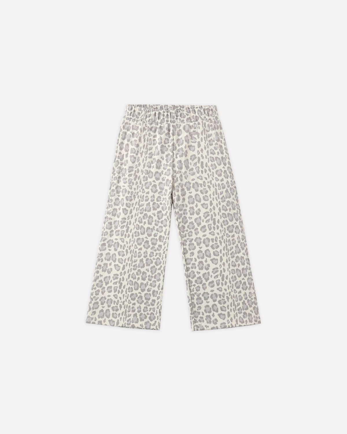 Rylee + Cru Wide Leg Sweatpant - Blue Leopard