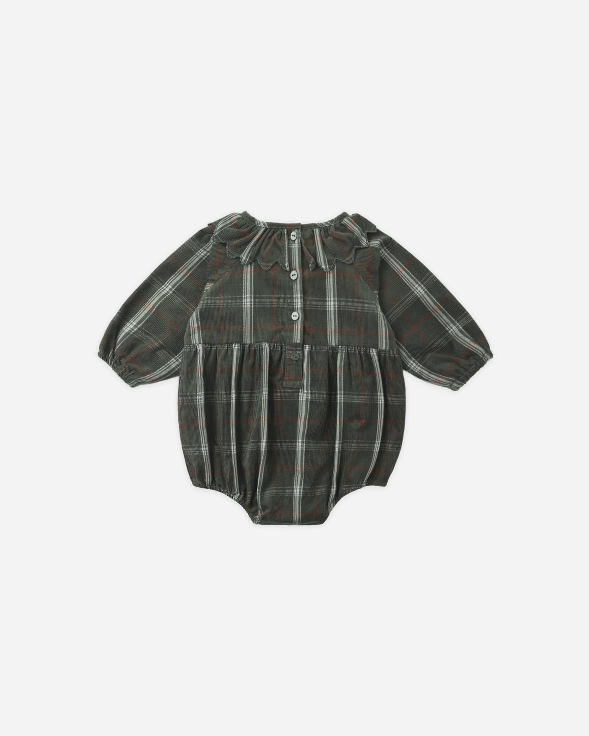 Rylee + Cru Freya Romper - Holiday Plaid