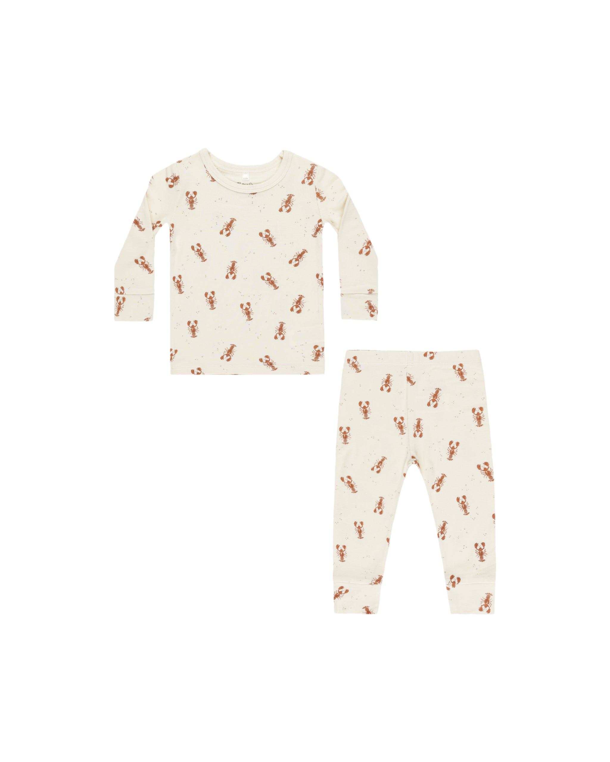Rylee + Cru Long Sleeve Pajamas - Lobsters