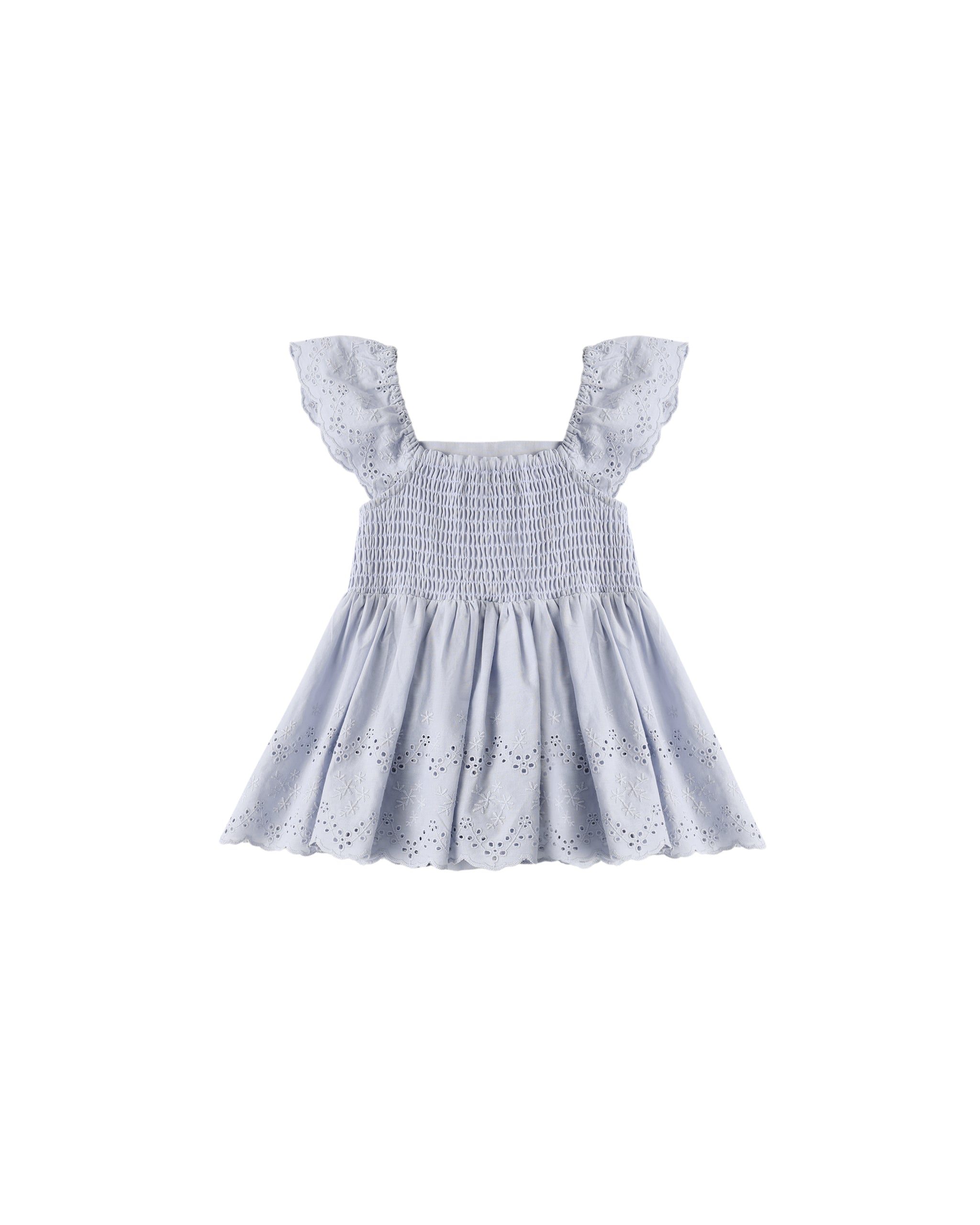 Rylee + Cru Remi Romper - Periwinkle