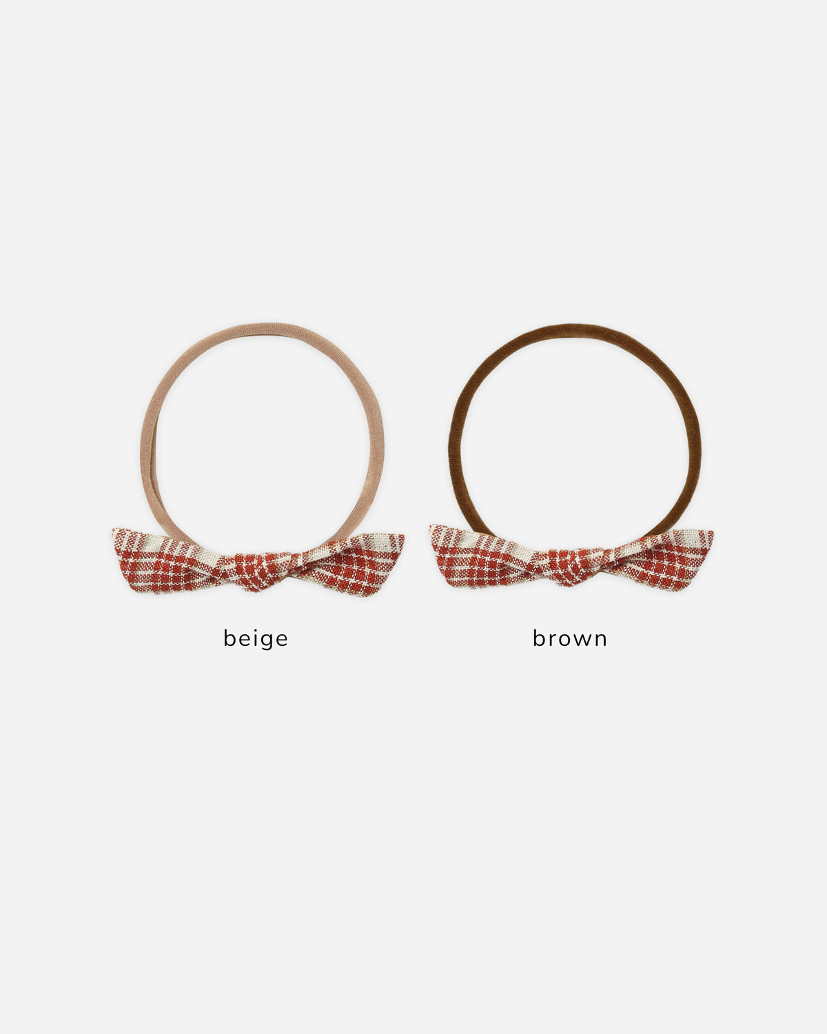 Rylee + Cru Little Knot Headband - Vintage Plaid