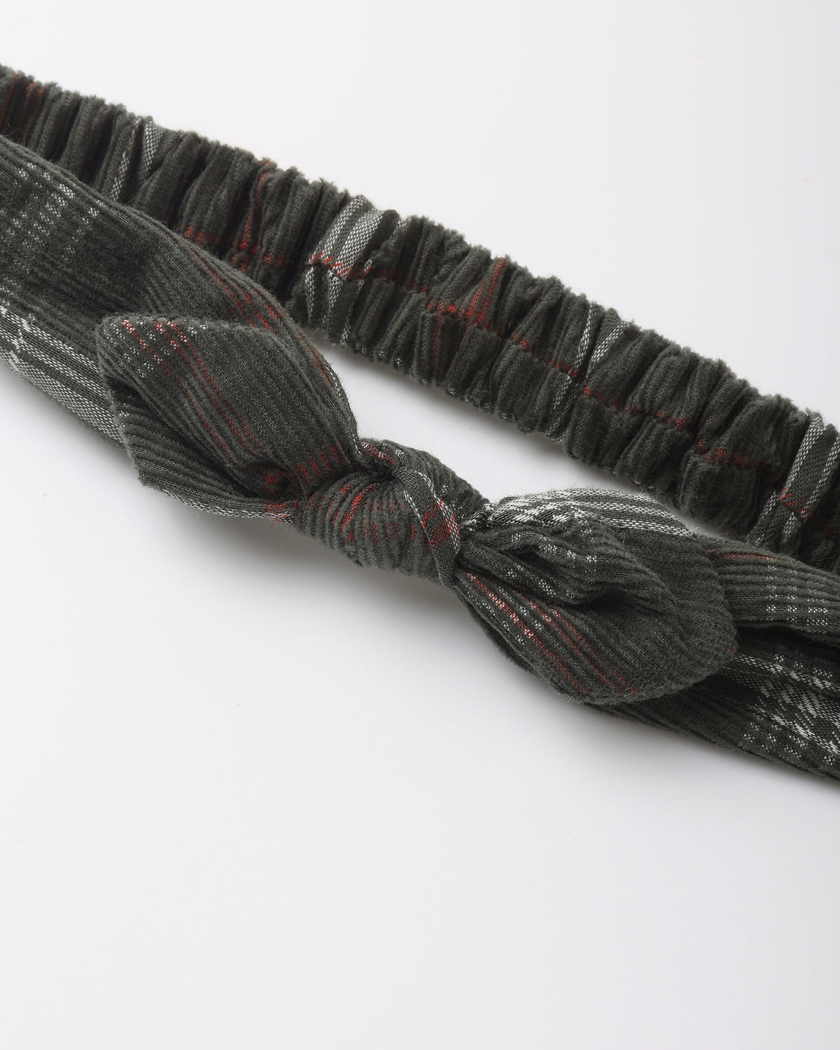 Rylee + Cru Baby Bow Headband - Holiday Plaid