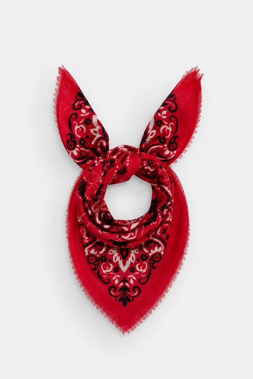 Maison Lecomte Flament Bandana Red WC Scarf (Copy)