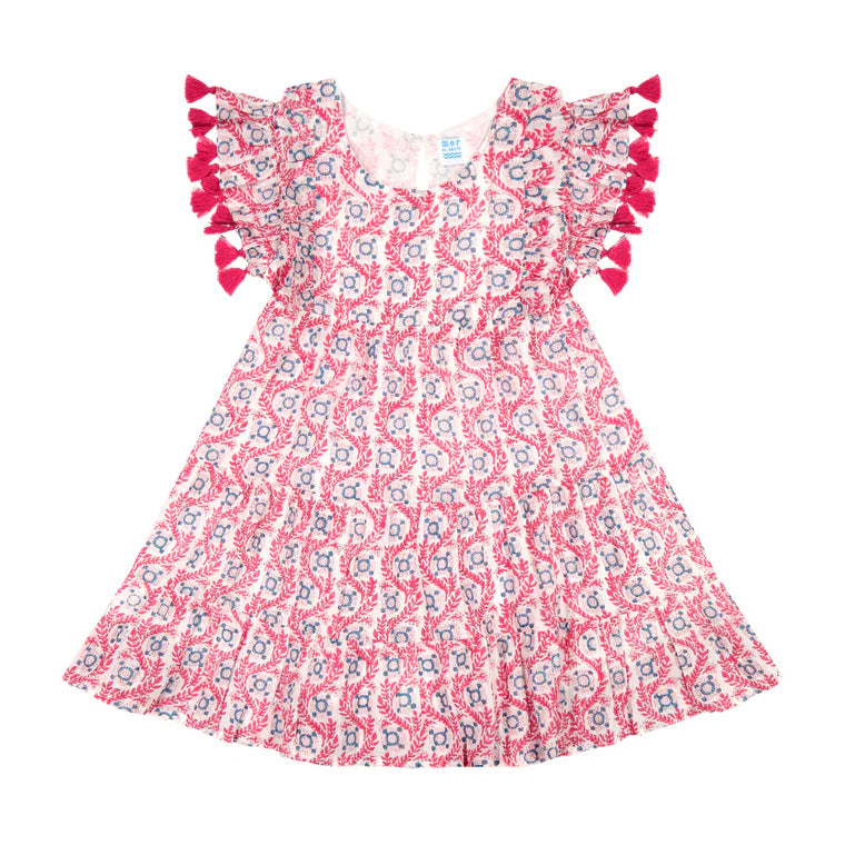 Mer St. Barth Sophie Tassel Dress - Jaipur Bloom