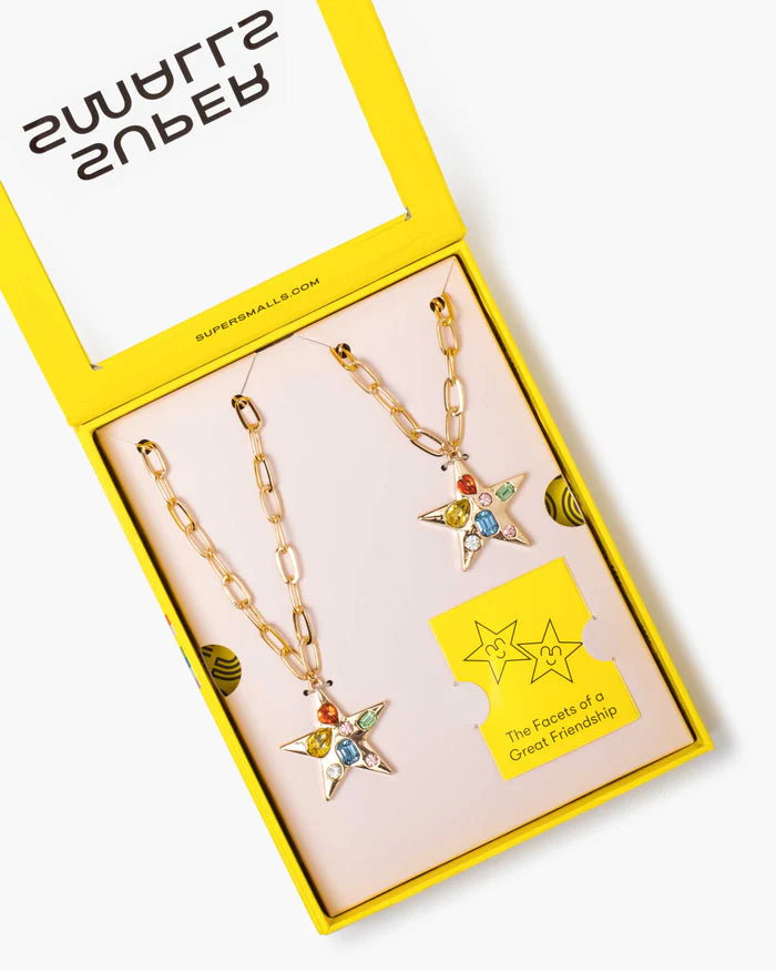 Super Smalls BFF Twin Stars Necklace Set