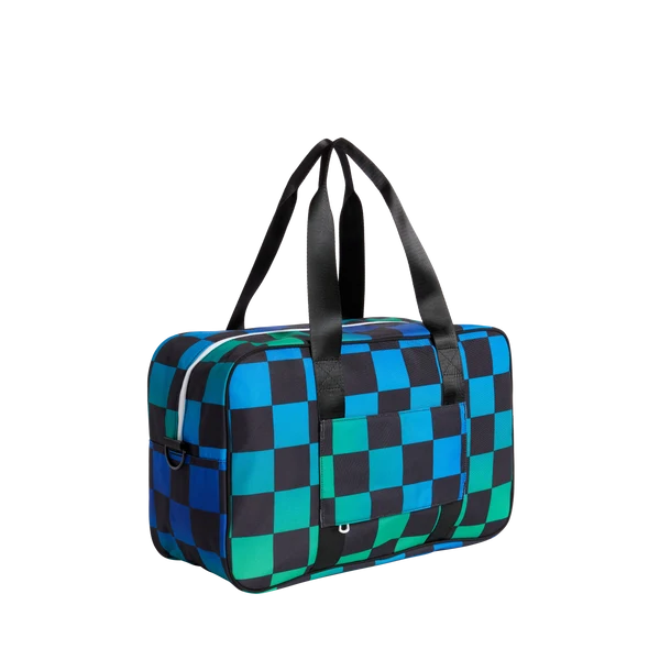 STATE Rockaway Duffle - Blue Checkerboard