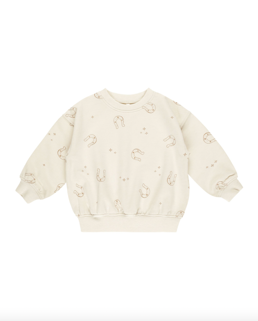 Rylee + Cru Relaxed Sweatshirt - Horseshoe